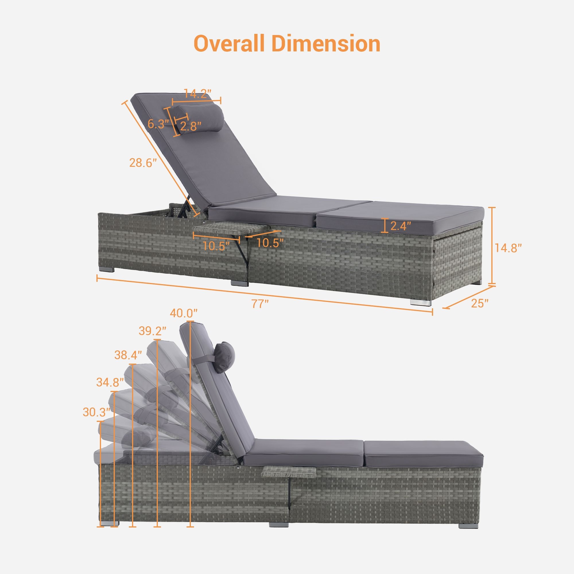 SANSTAR L-LG-22-LY Patio-Chairs - View #2
