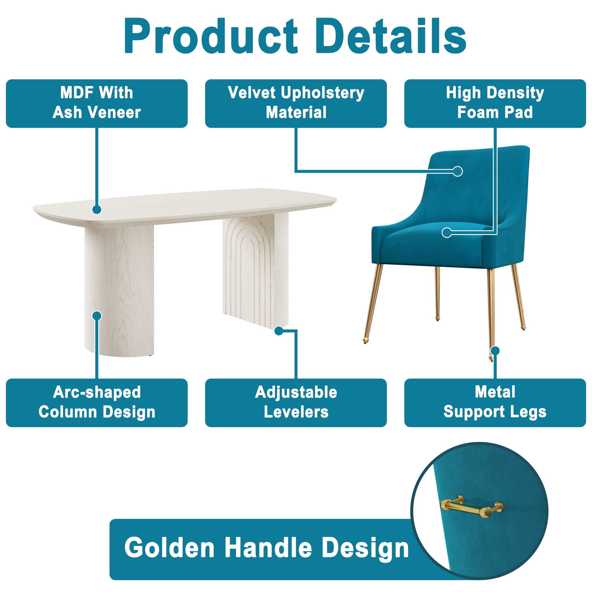 Clihome CL-1660A700LB Dining-Sets - View #8