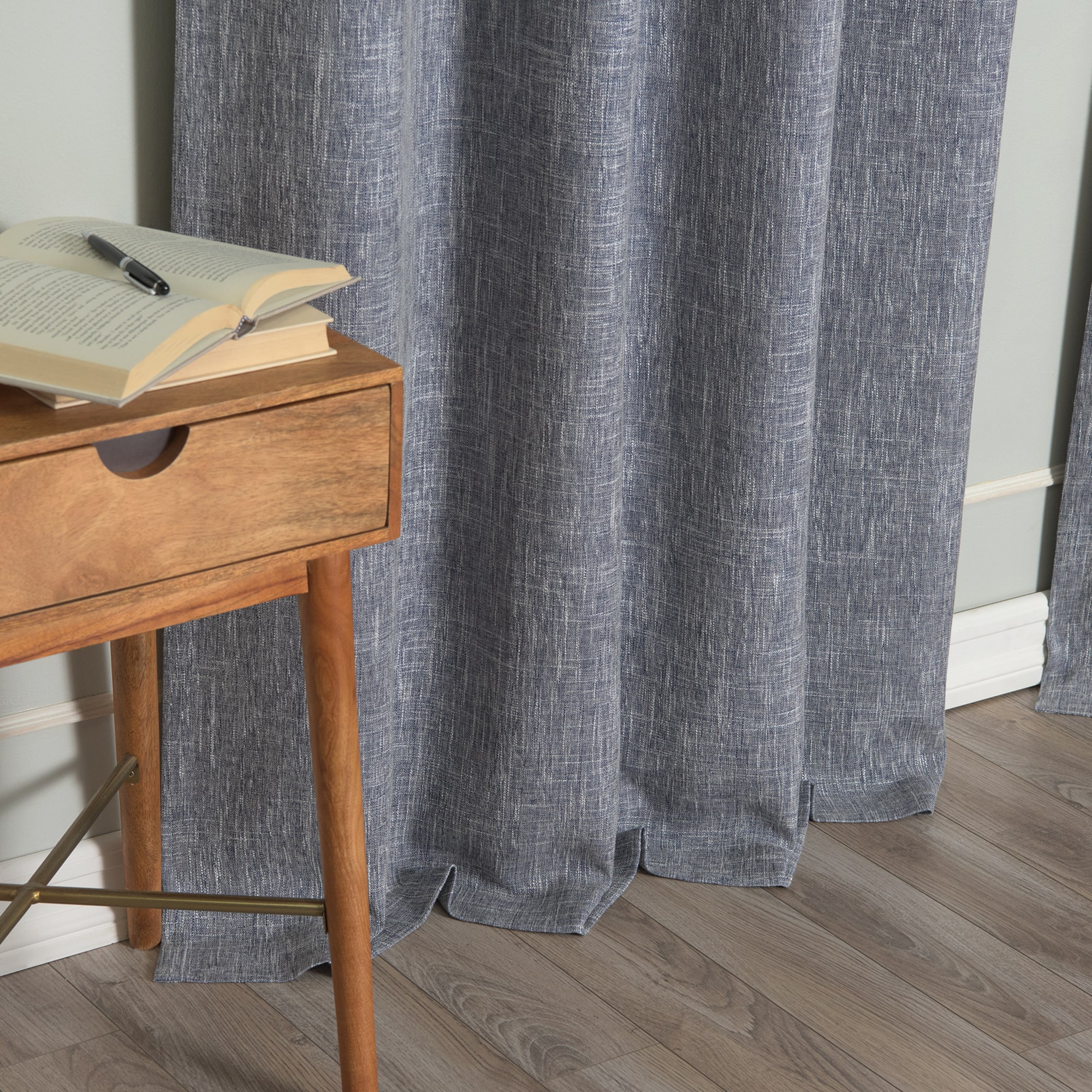 Best Home Fashion JC-13-63-INDIGO curtains - View #6