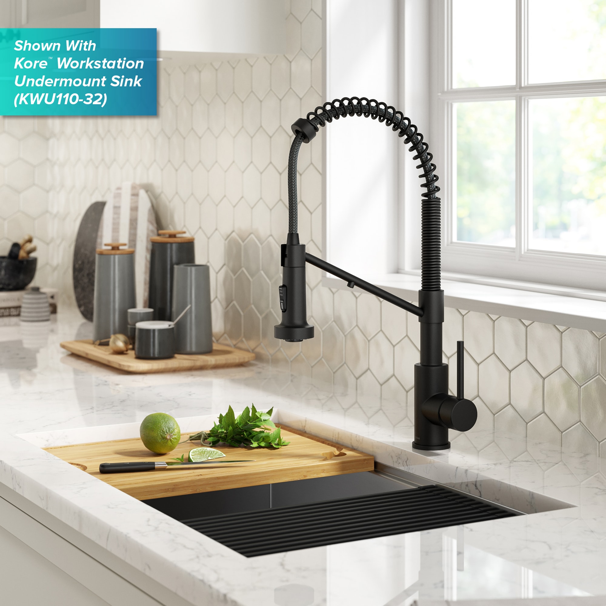 Kraus KFF-1610MB Kitchen-Faucets - View #17