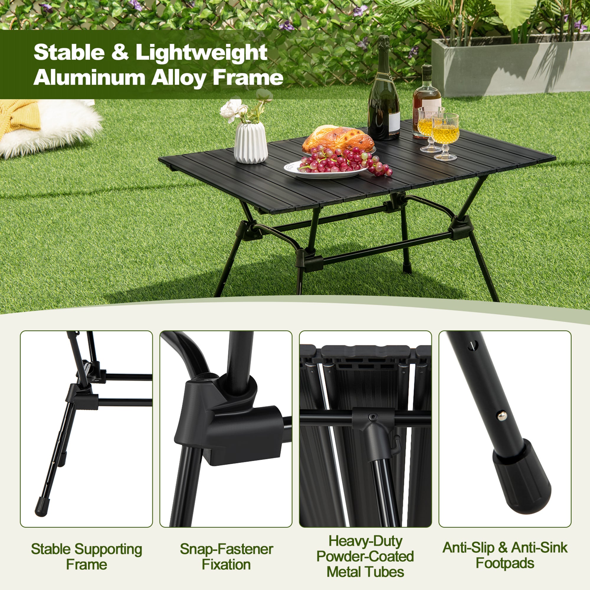 Costway NP11146DK Patio-Tables - View #3