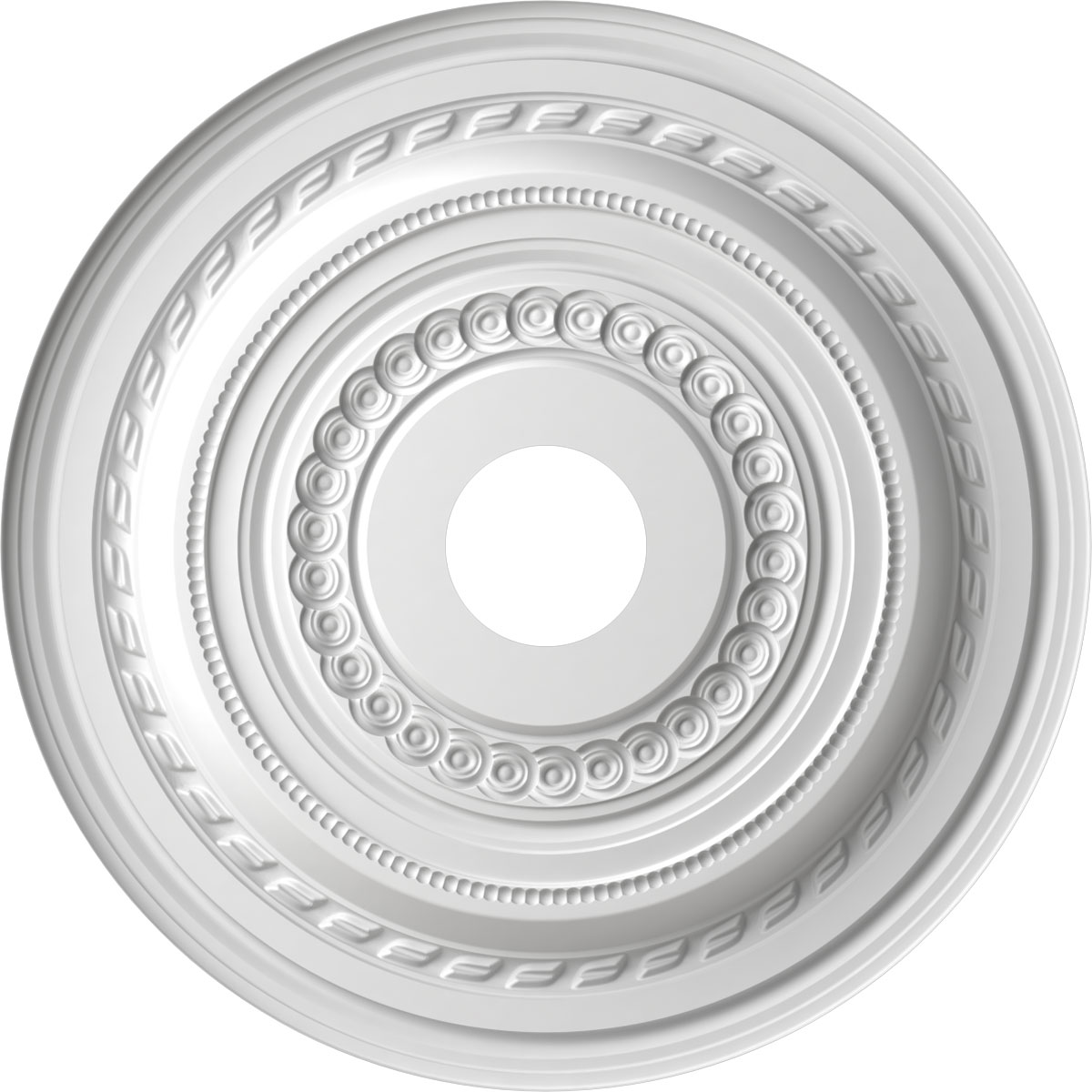 Ekena Millwork CMP19COGBW Ceiling-Medallions - View #5