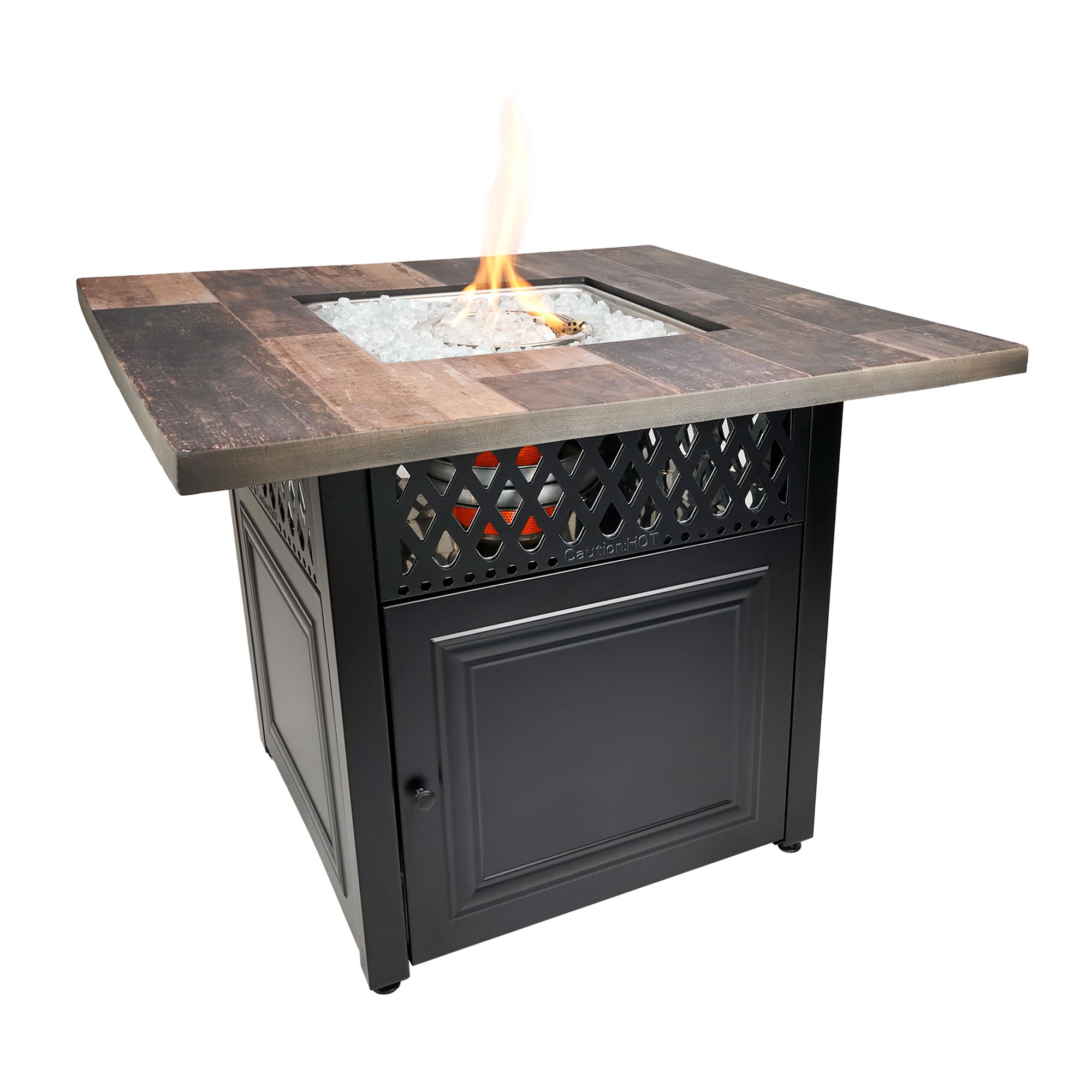 Stainless Steel Gas Fire Pits At Lowes Com   50334476 