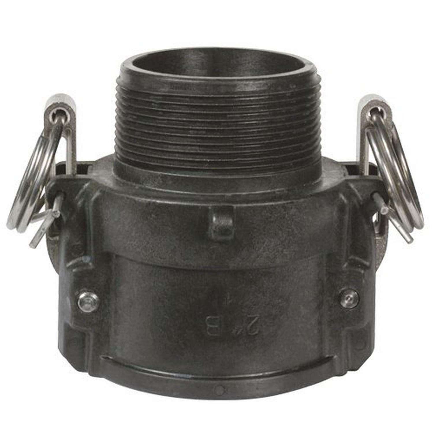 Apache  1.5 in Female Cam  Groove Adapter Polypropylene Black
