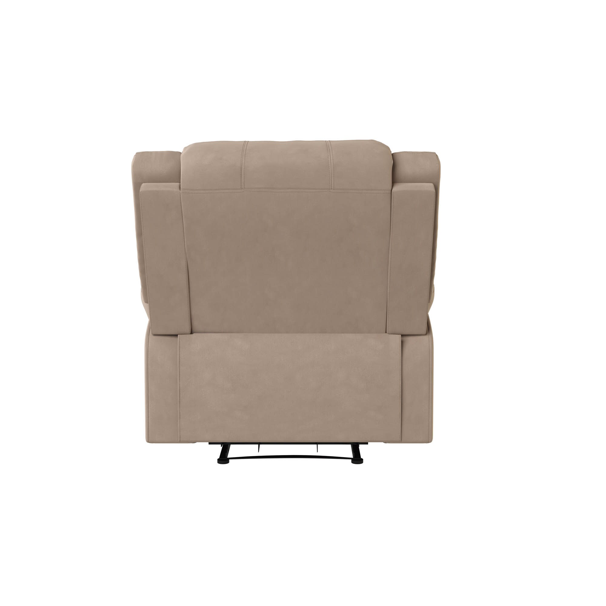 Preston microfiber recliner chair in online beige