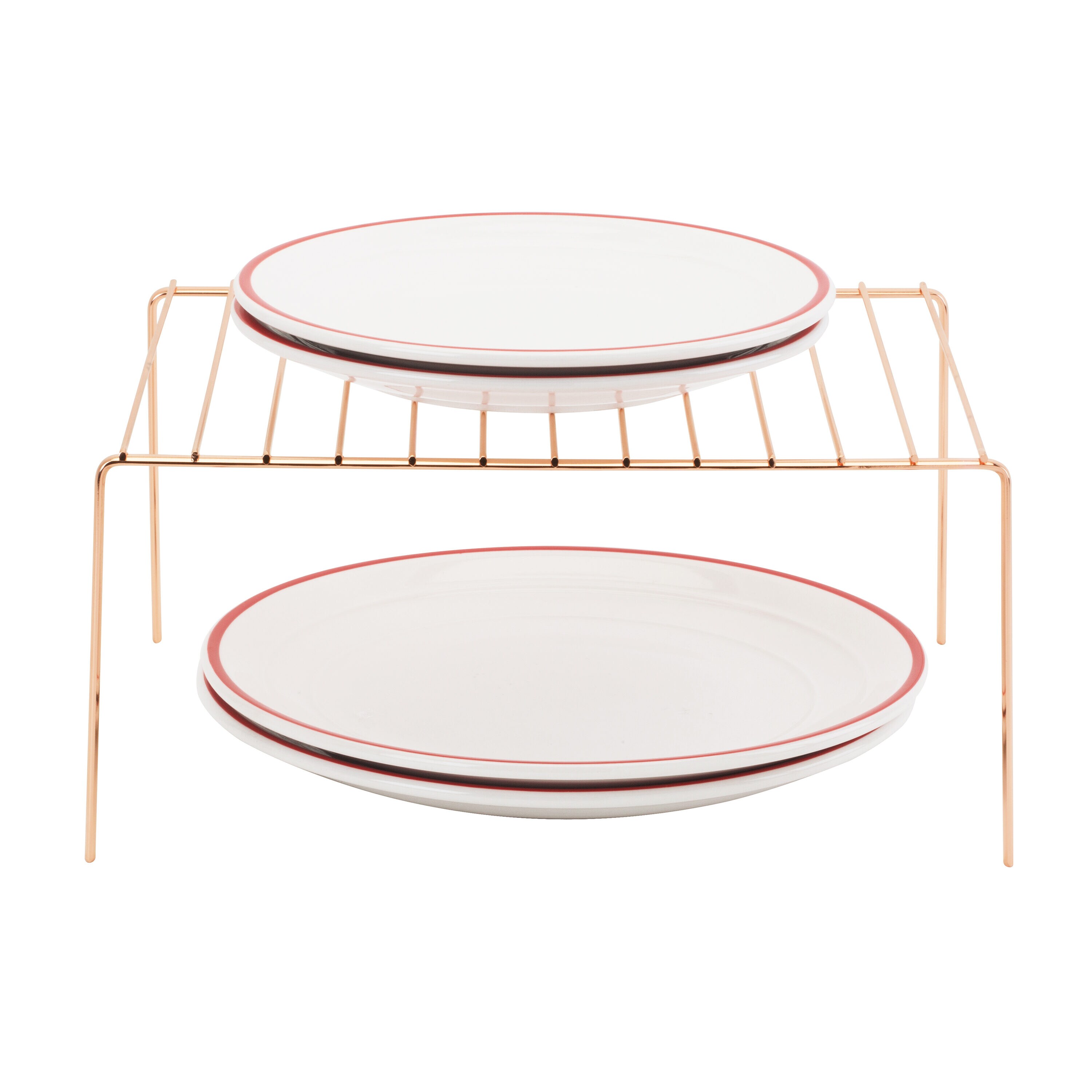 Kitchen Details 23382-COPPER 10.2-Inches W x 6-Inches H x 12.6-Inches D Freestanding Copper Metal Helper shelf