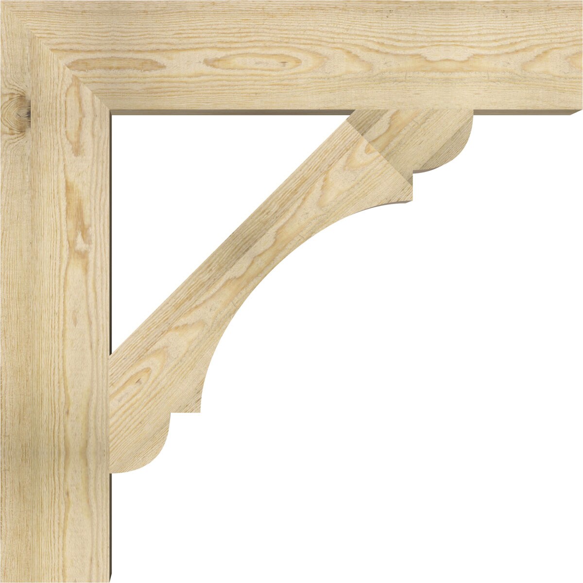 Ekena Millwork BKT06X32X32OLY05RDF Exterior-Brackets-Braces - View #3