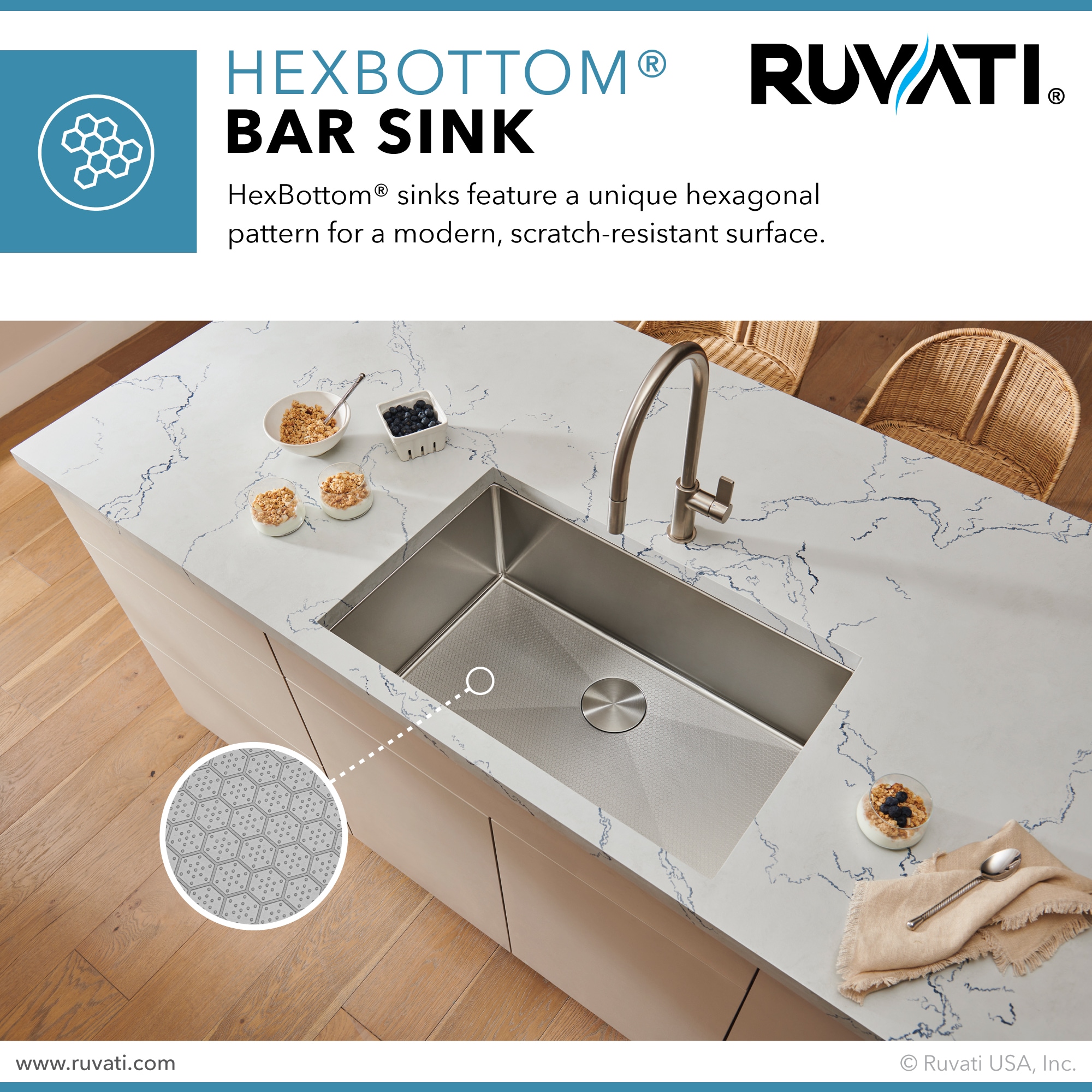 Ruvati RVH8630 Kitchen-Sinks - View #12