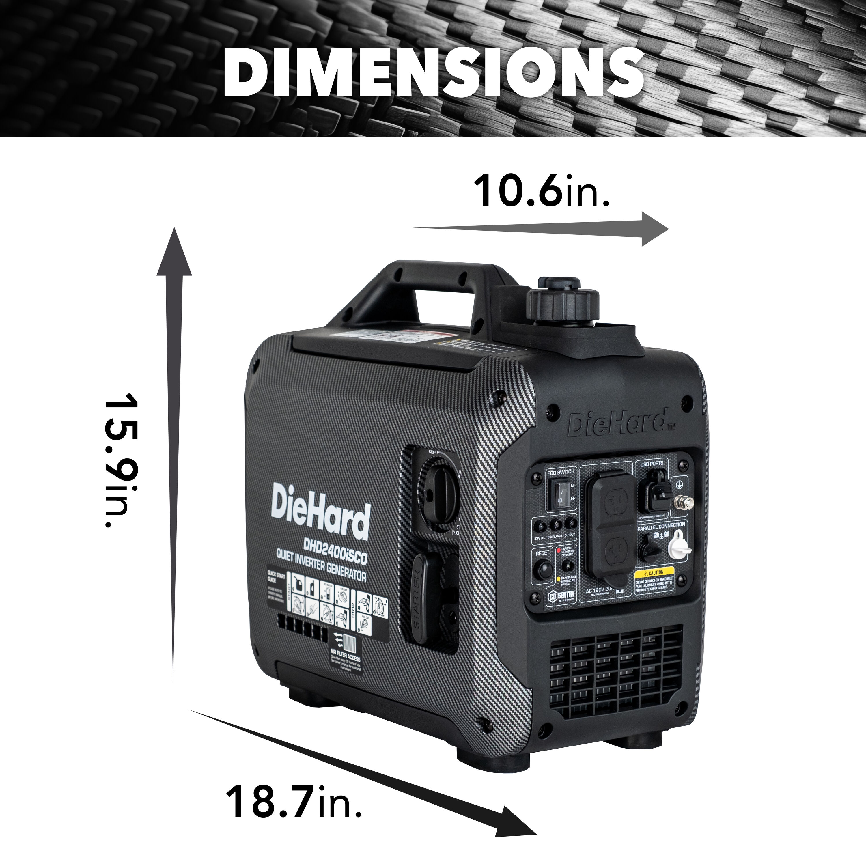 DieHard DHD2400ISCO Inverter-Generators - View #10