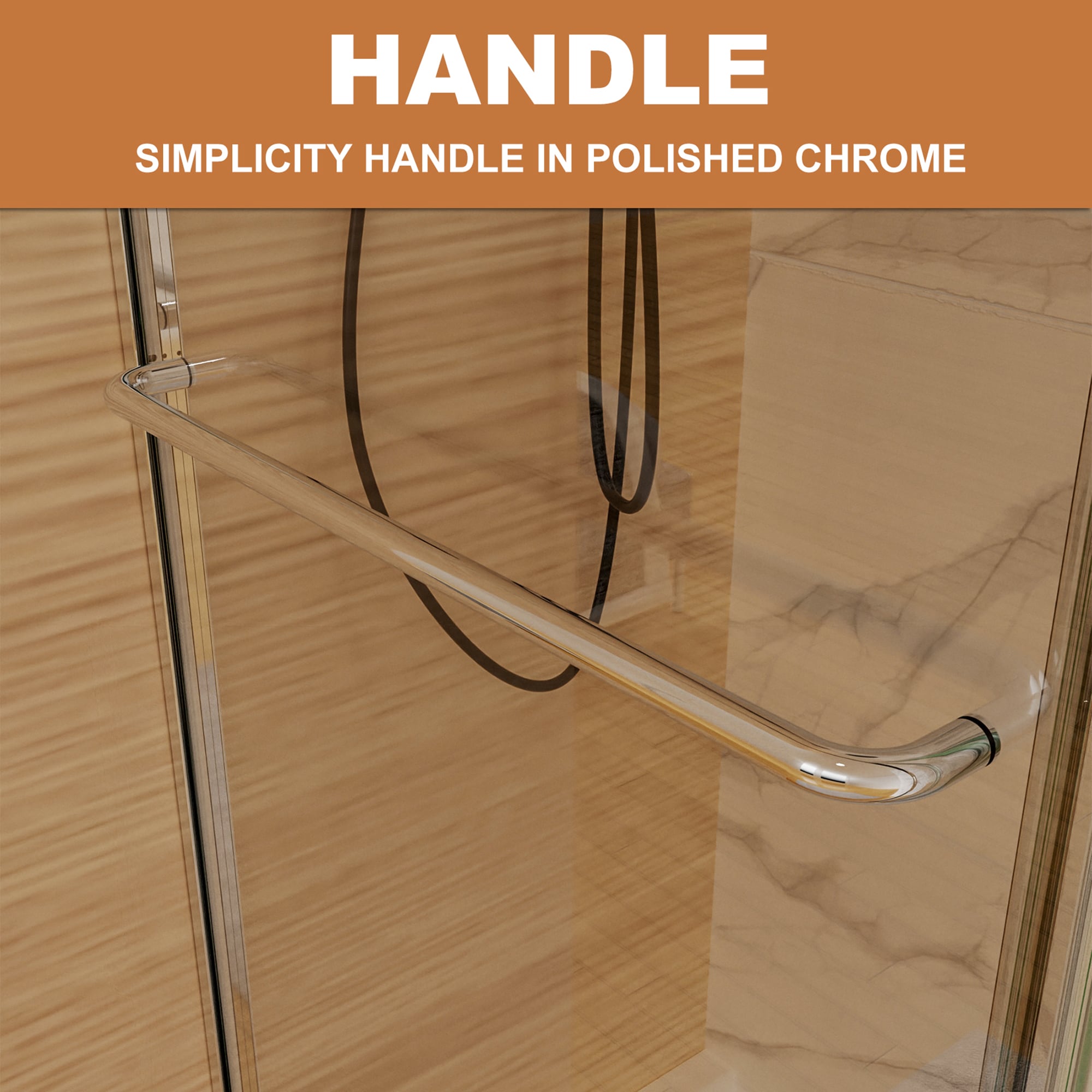 Lordear LD-SEP88BN100 Shower-Doors - View #4
