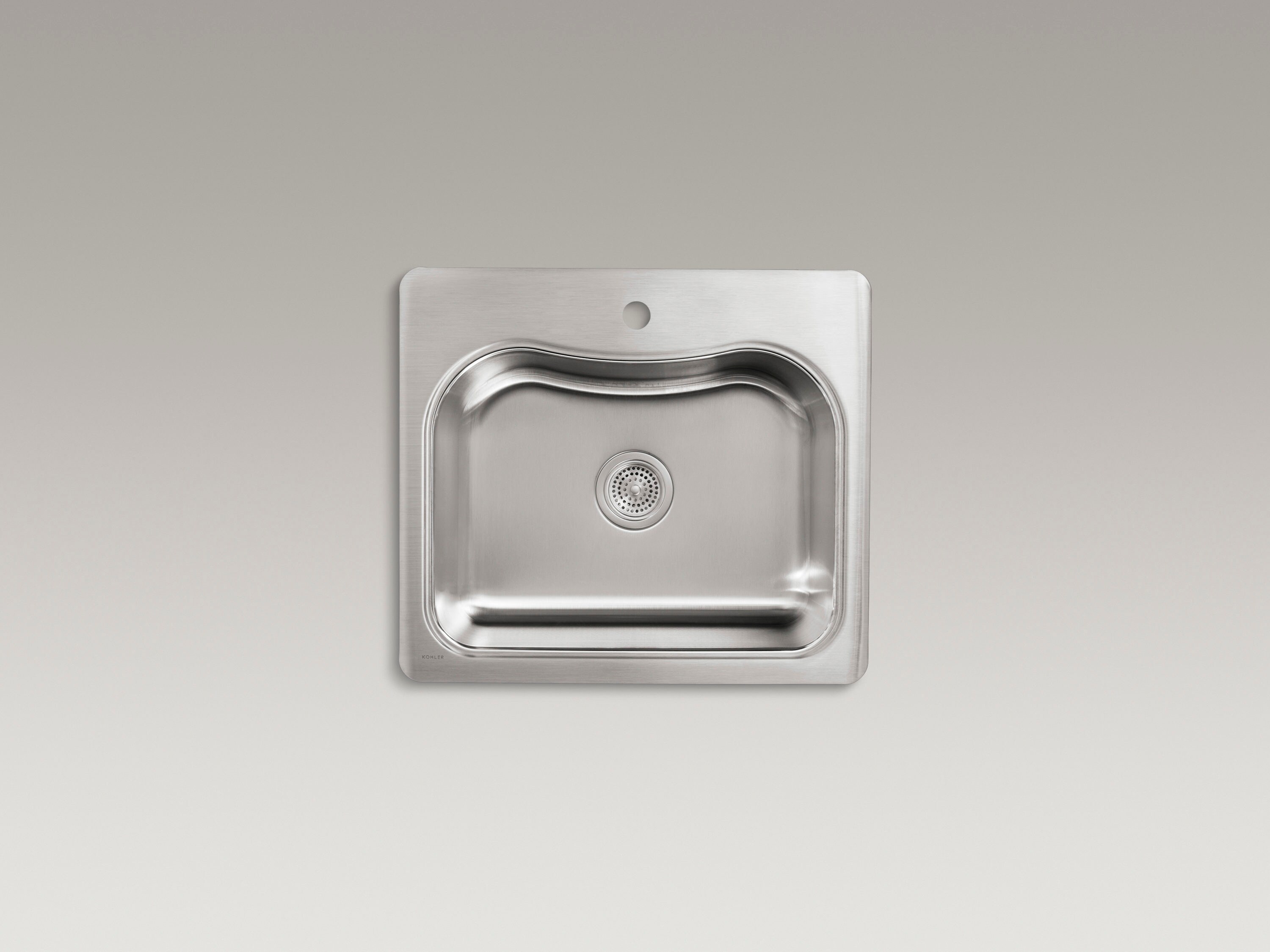 Kohler Staccato Drop In 25 In X 22 In Stainless Steel Single Bowl 1