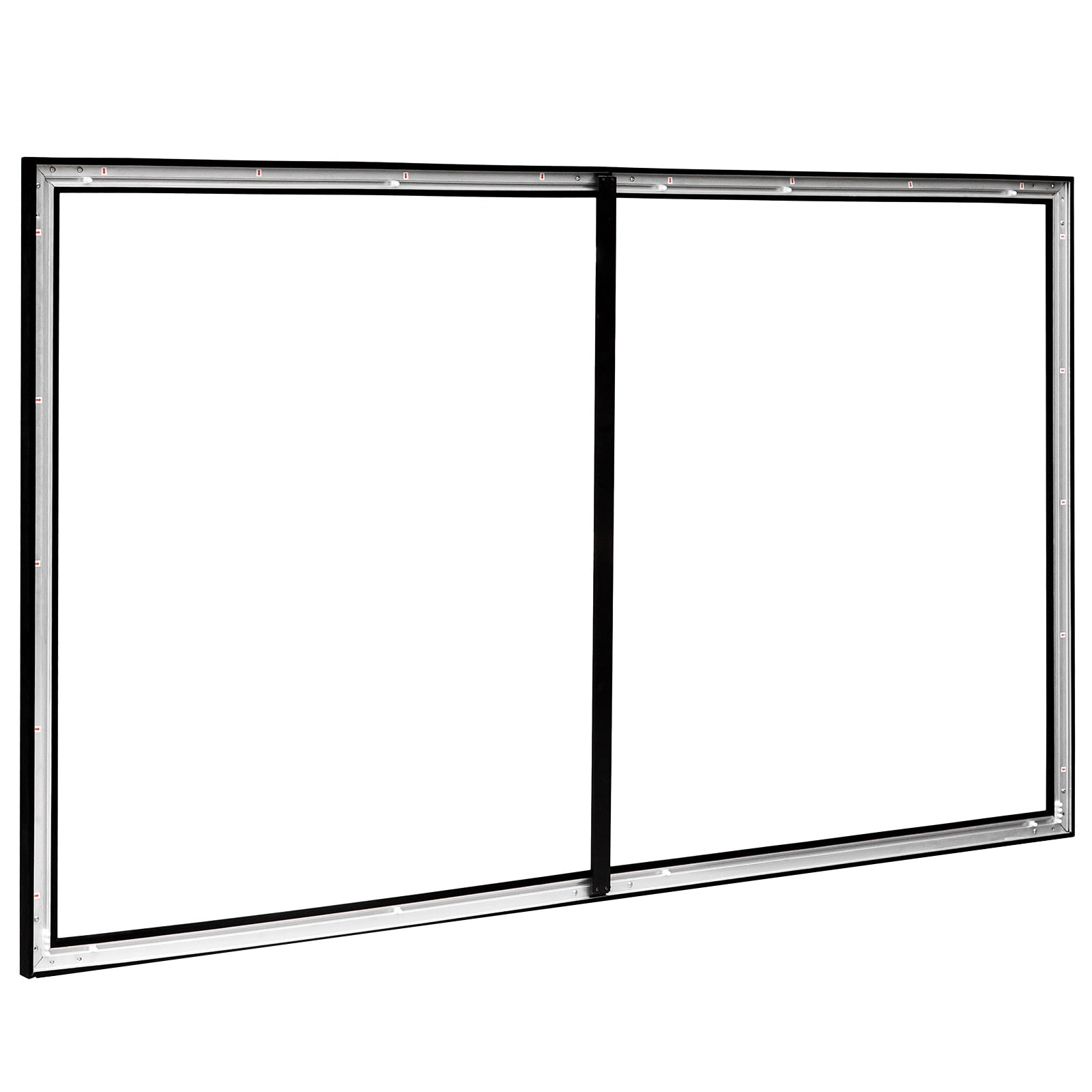 GIVIMO 130-in 16:9 HD 4K Projector Screen Wall Mount Aluminum Frame Home Theater Outdoor Movie Screen with Black Velvet Border 1.2 Gain