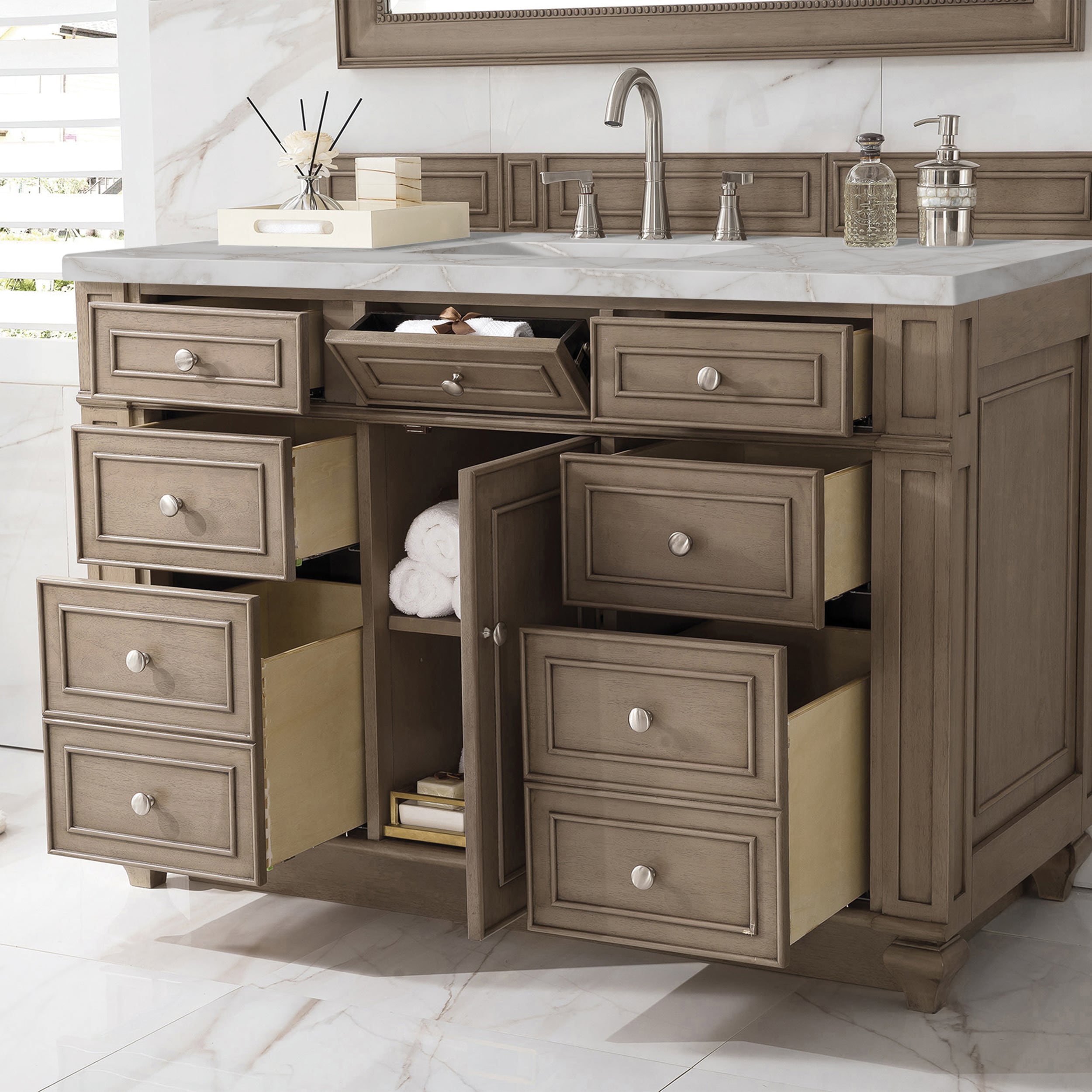 James Martin Vanities 157-V48-WW-FVSL Bath-Vanity-Combo - View #7