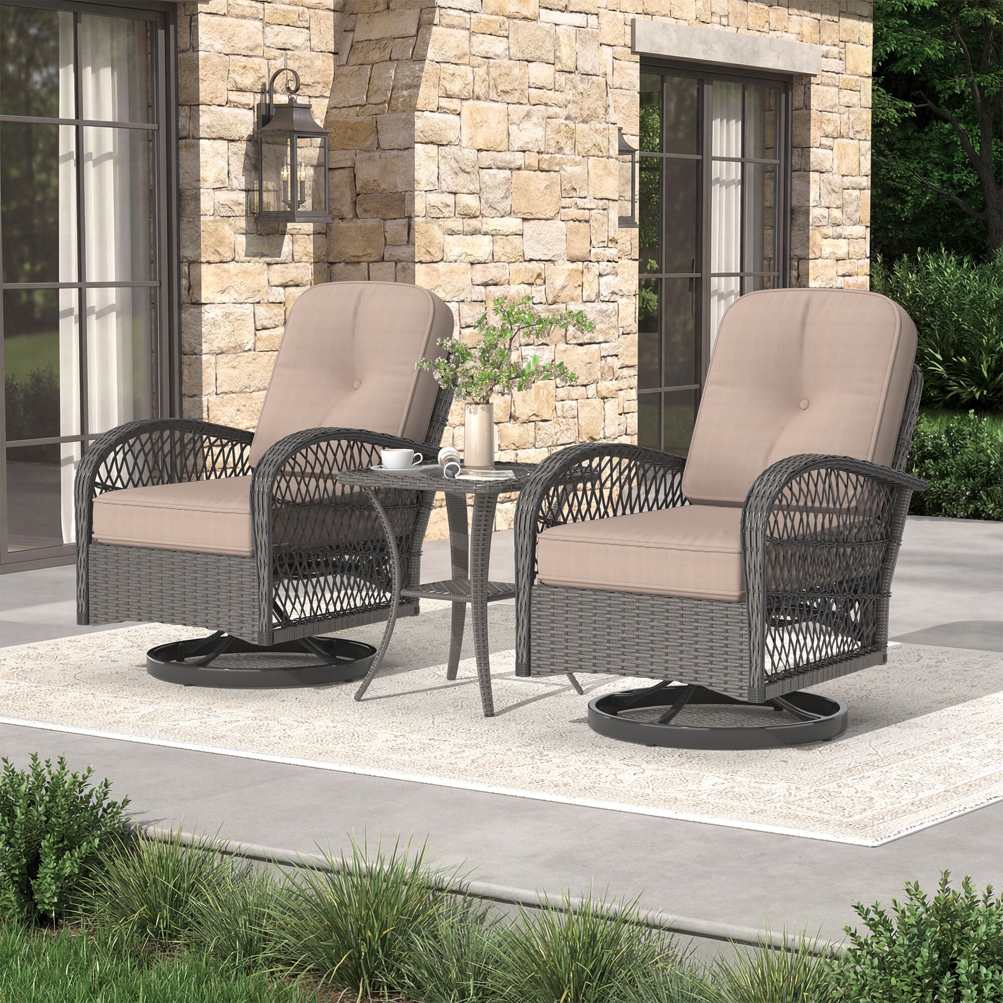 U-HOMY BA-003KK-AA Patio-Conversation-Sets - View #6
