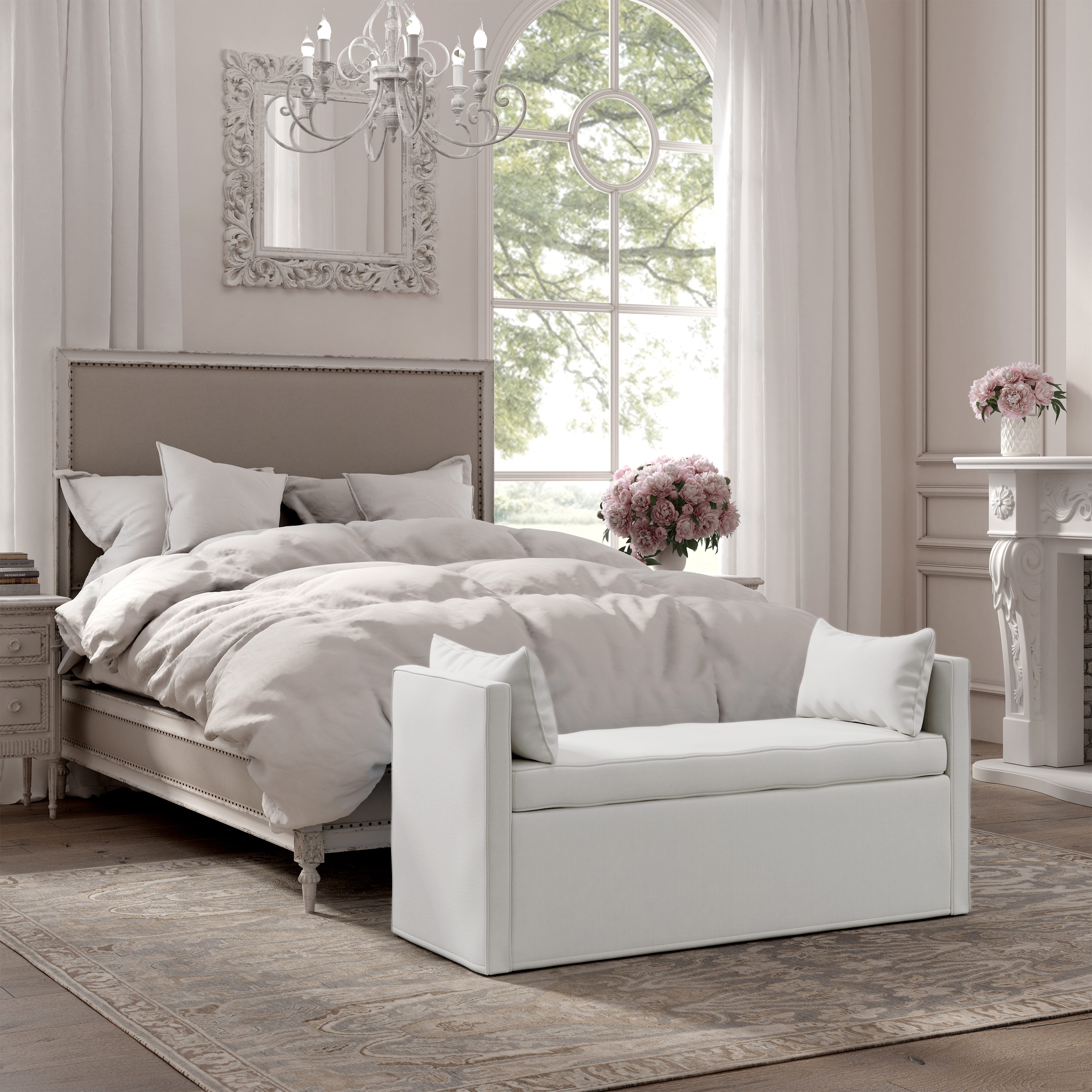 Rustic Manor SBH221-03WE-LS bench - View #4