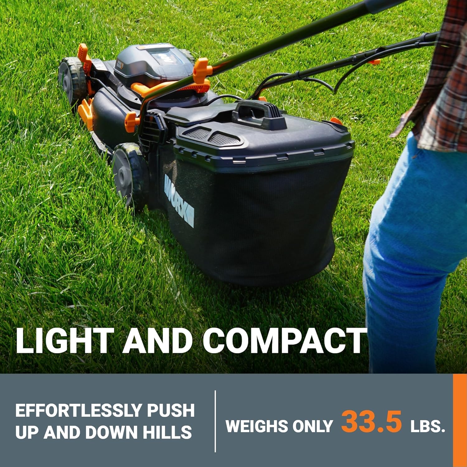 WORX WG743 Cordless-Elec-Push-Mowers - View #6