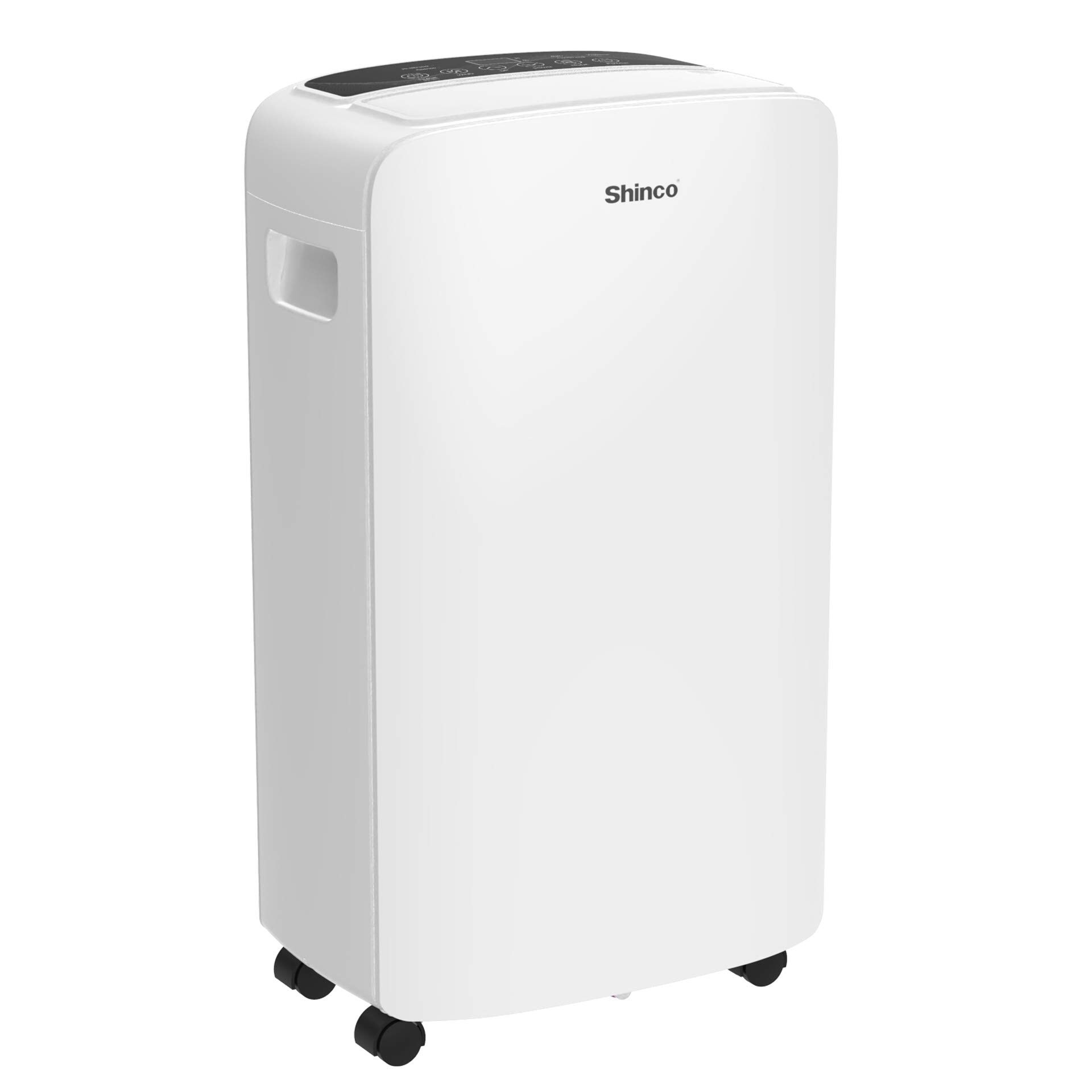  BLACK+DECKER 1500 Sq. Ft. Dehumidifier for Medium to Large  Spaces and Basements, Energy Star Certified, Portable, BDT20WTB , White