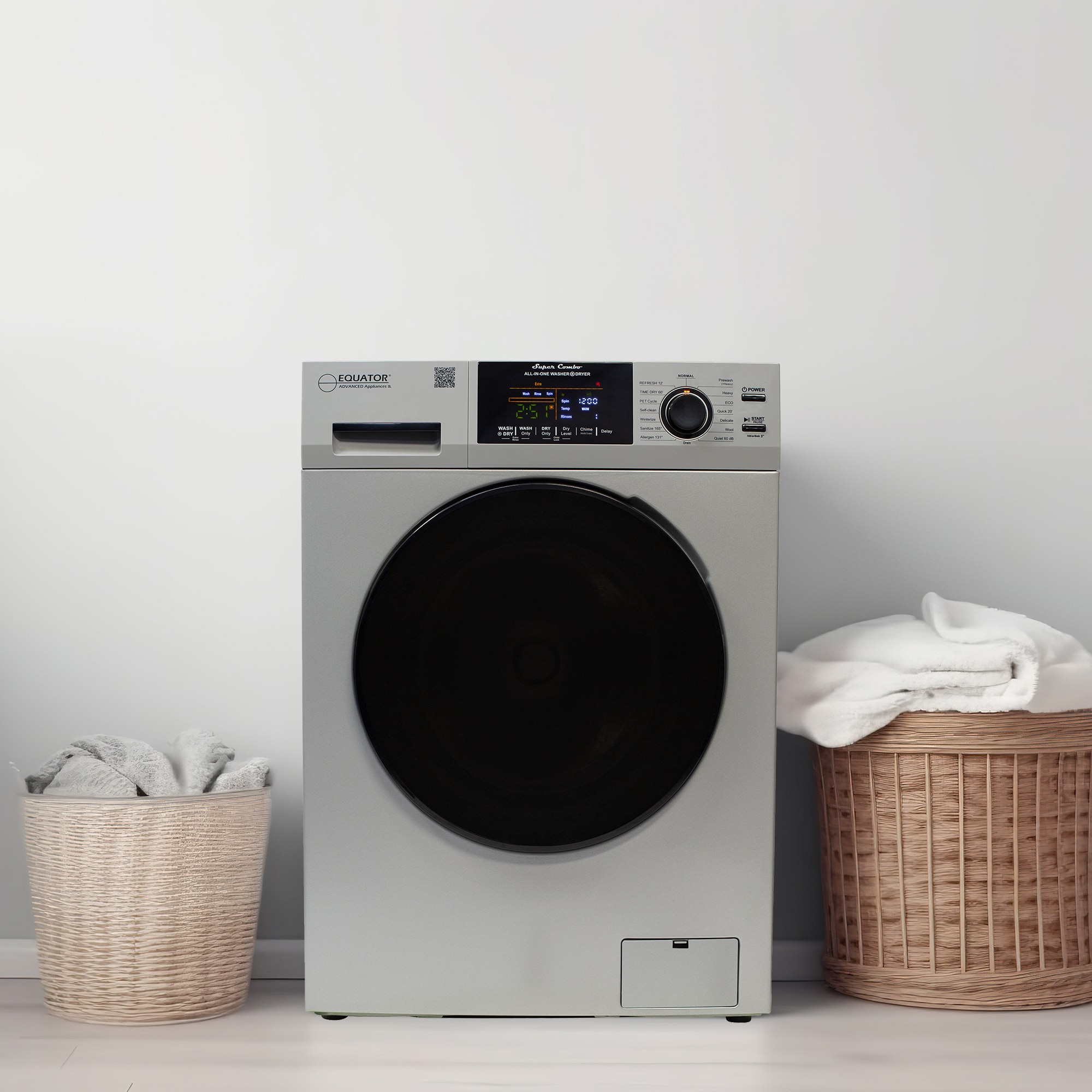Equator Advanced Appliances EZ 4800 V SILVER Combination-Washers-Dryers - View #10