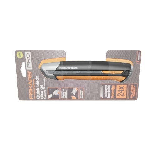 Fiskars PRO 1-Blade Retractable Utility Knife (Snap-Off Blade) Fiskars PRO 1-Blade Retractable Utility Knife (Snap-Off Blade)