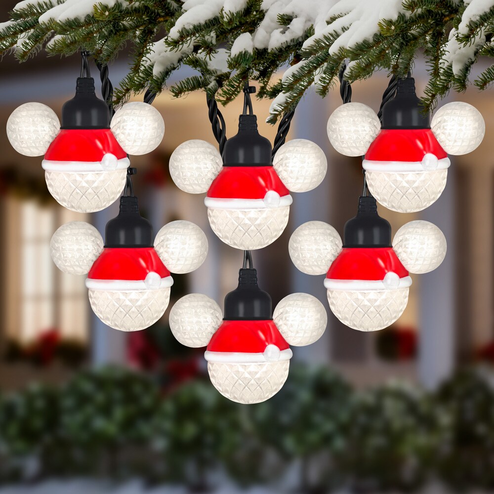 Disney 108-Count 11-ft Sparkling White LED Plug-In Christmas String ...