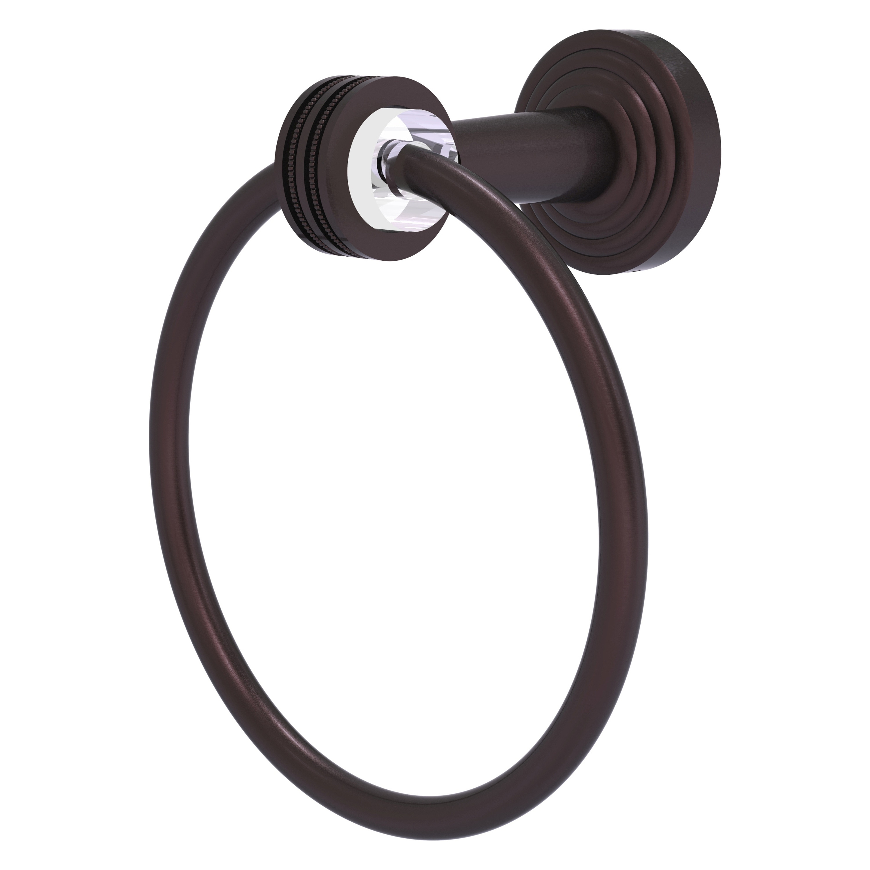 Allied Brass PB-16D-ABZ Pacific Beach Antique Bronze Wall mount Single Towel Ring