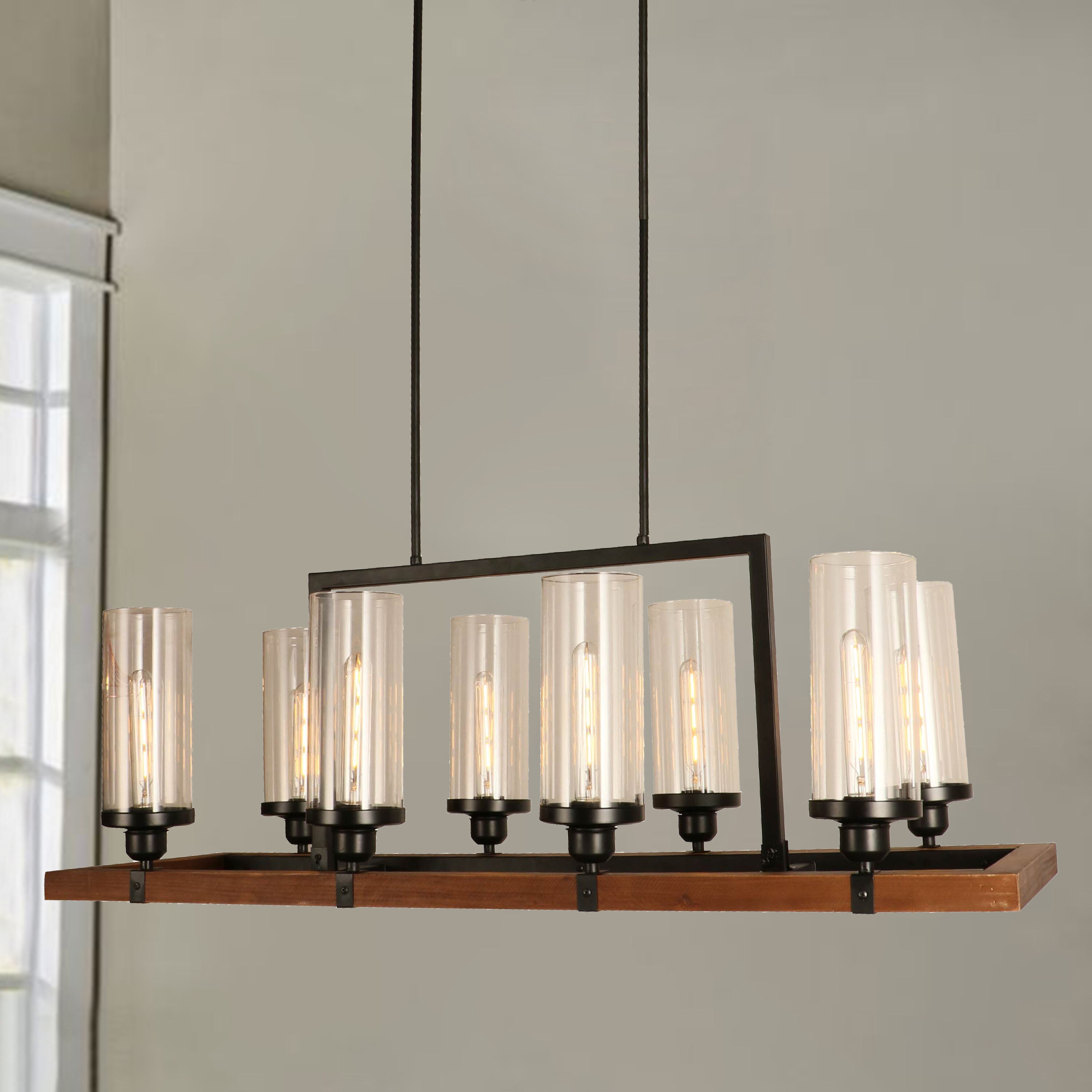 Warehouse of Tiffany 5-Light Black Modern/Contemporary Dry rated ...