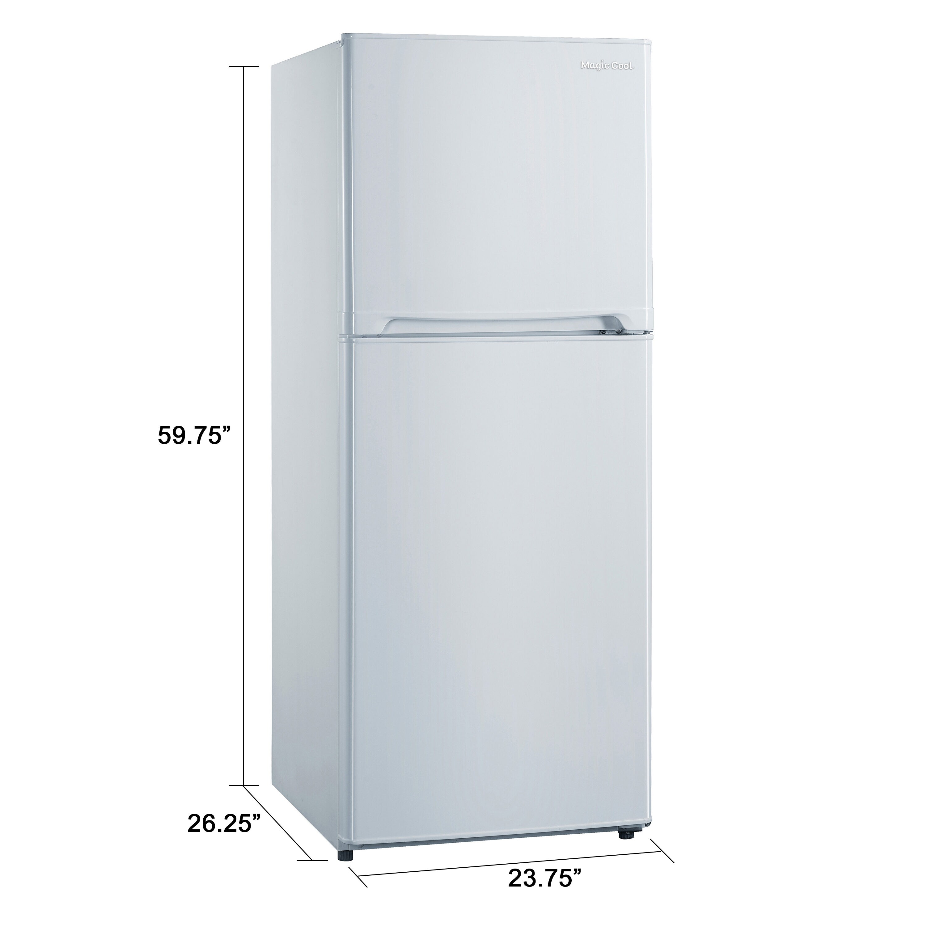 Magic Cool 7.4 Cu. ft. Apartment Size Refrigerator - White