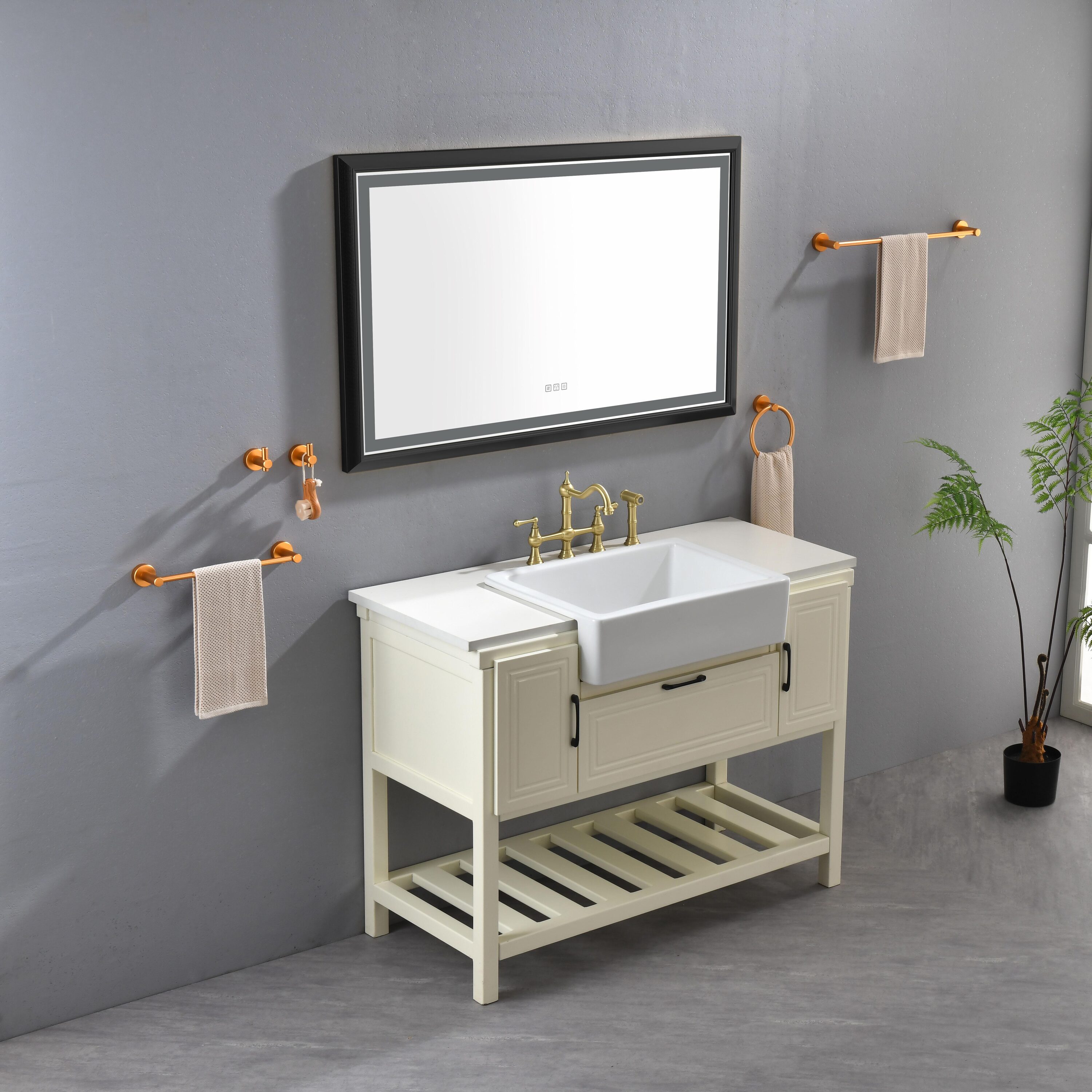 Bayfeve BF-78406-MIR Framed-Bath-Mirrors - View #5