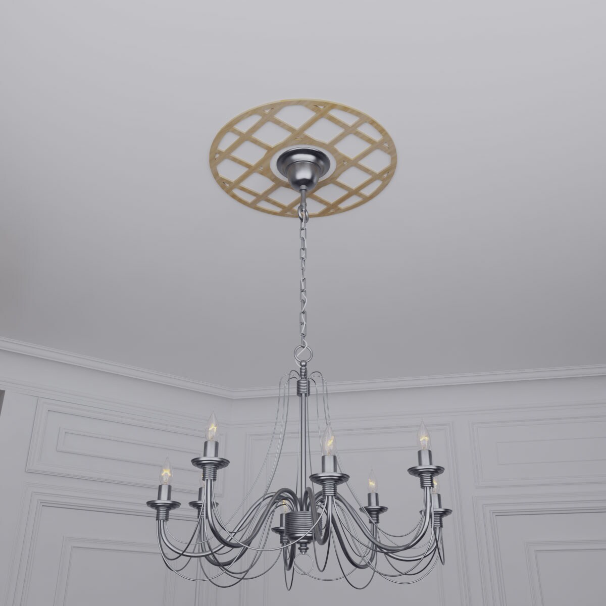 Ekena Millwork CMWP16X16X0250ONHI Ceiling-Medallions - View #11