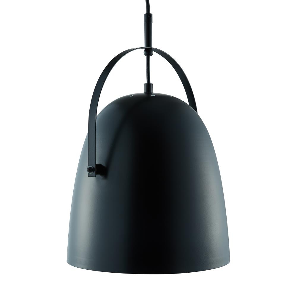 Boston Loft Furnishings ATG6028 Asryna Black Modern/contemporary Bell Medium Plug-in Hanging Pendant light