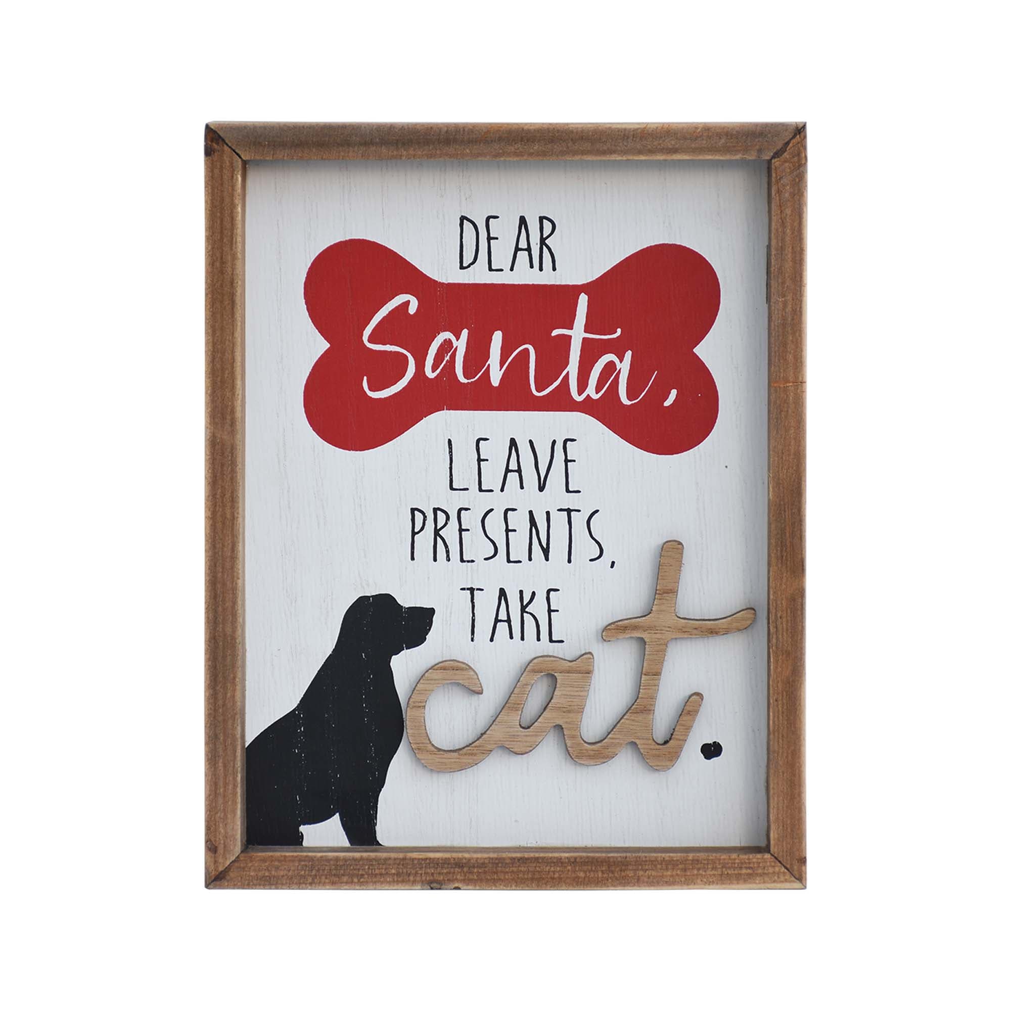 Parisloft SG2206 10-Inches Dog Christmas Decor