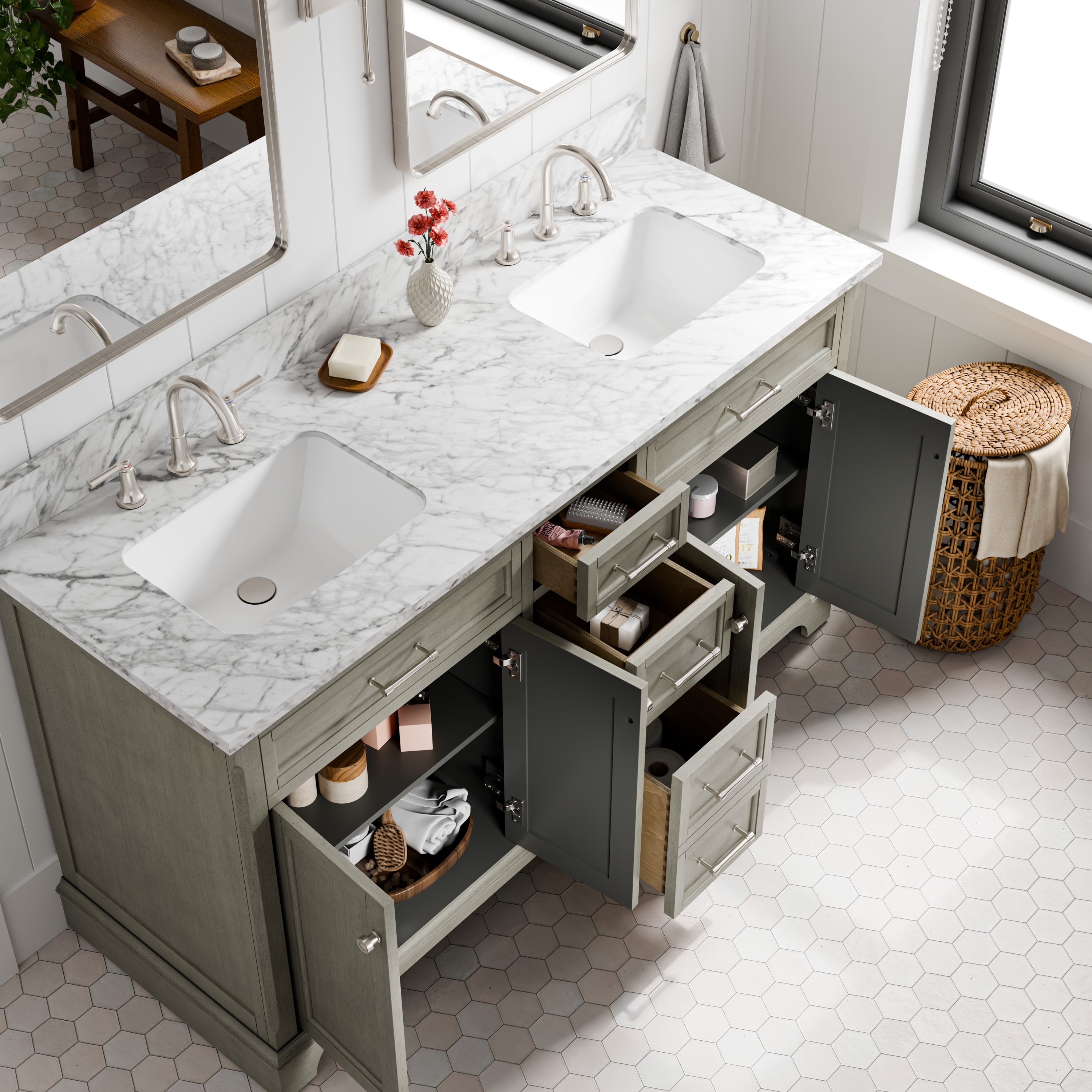 allen + roth 2026VA-60-355-900L Bath-Vanity-Combo - View #12