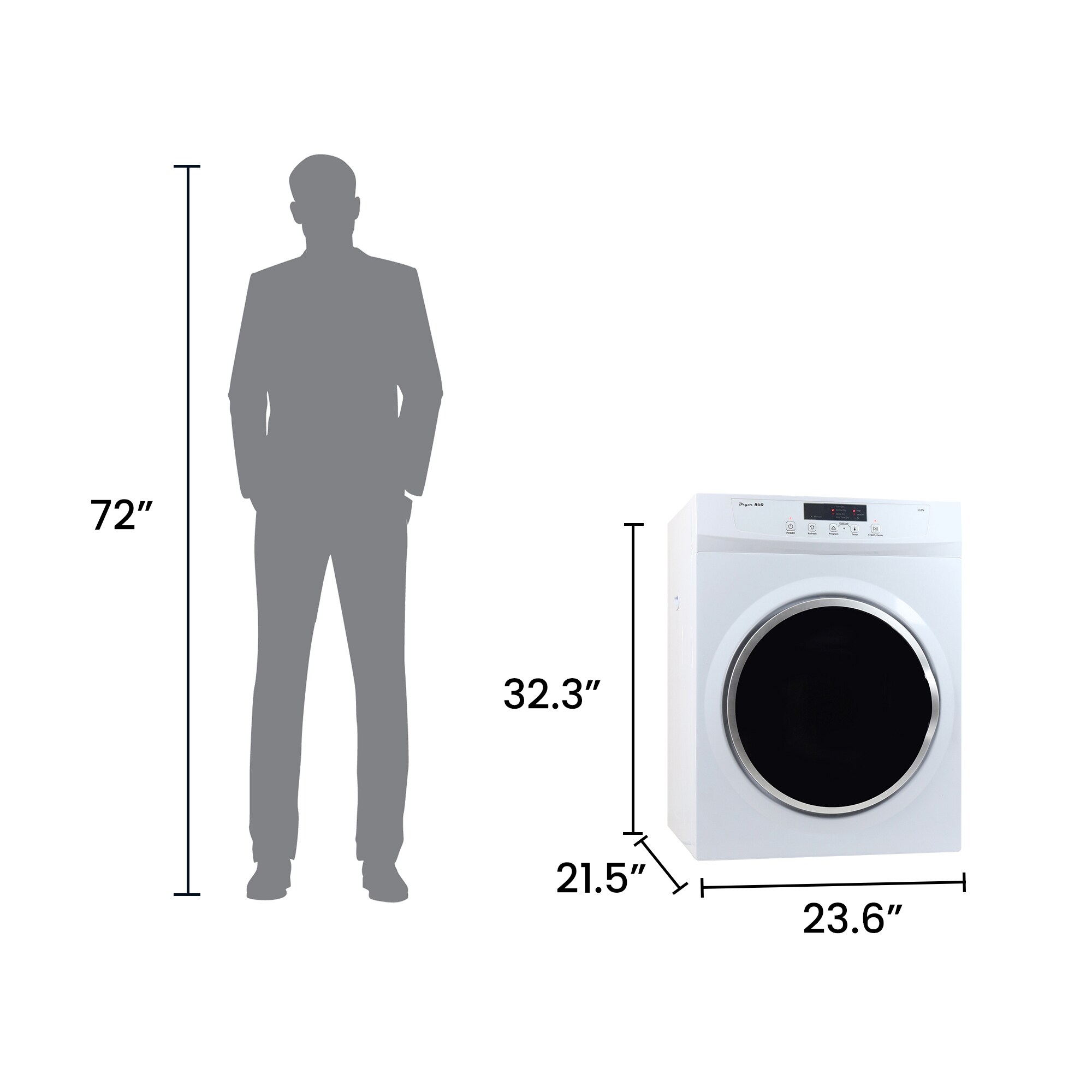 Equator Advanced Appliances ED 860 Elec-Dry - View #4