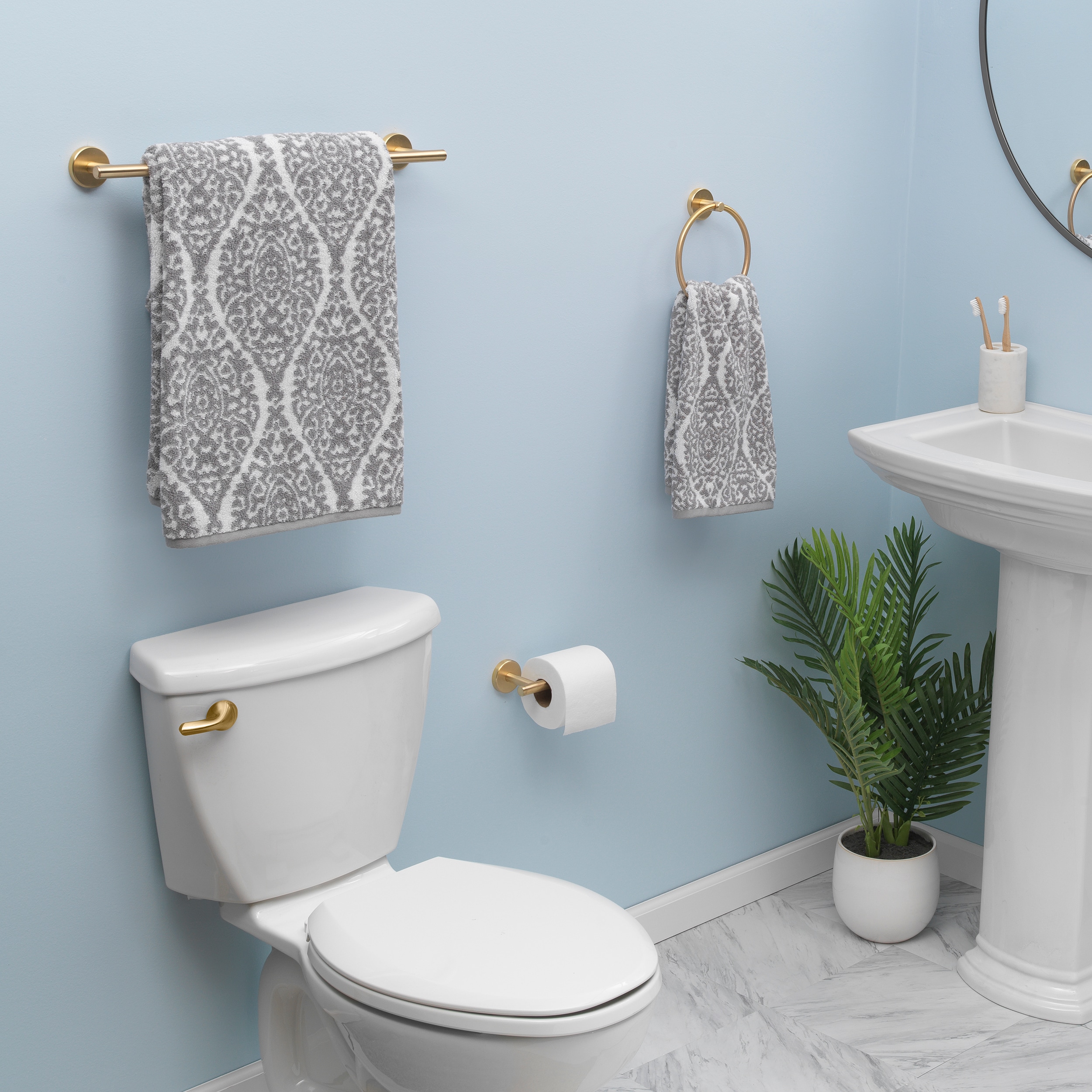 allen + roth 167-HAR3KT-ARBG Decorative-Bath-Hardware-Kits - View #3