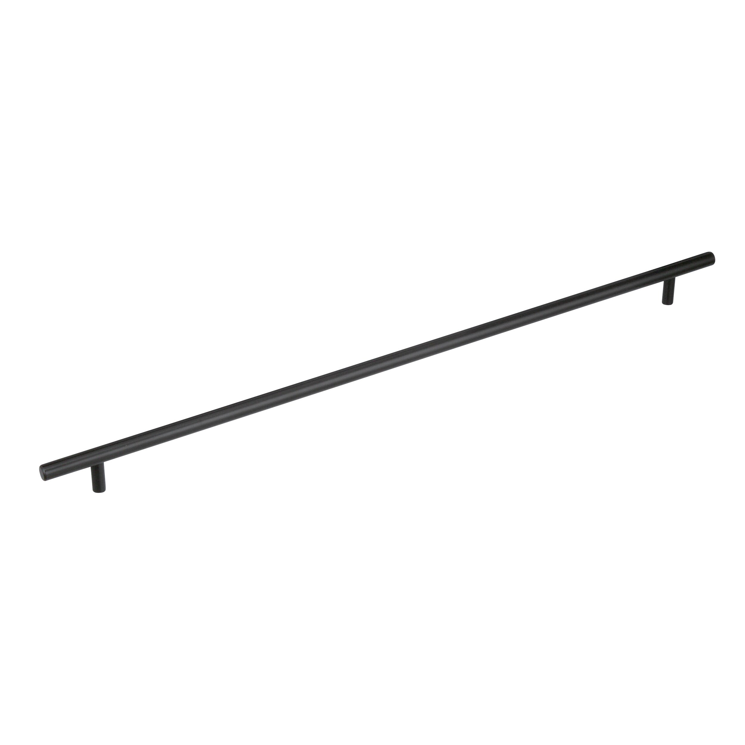 Amerock BP19016MB Bar Pulls 18-7/8-in , 480mm Center to Center Matte Black Cylindrical Bar