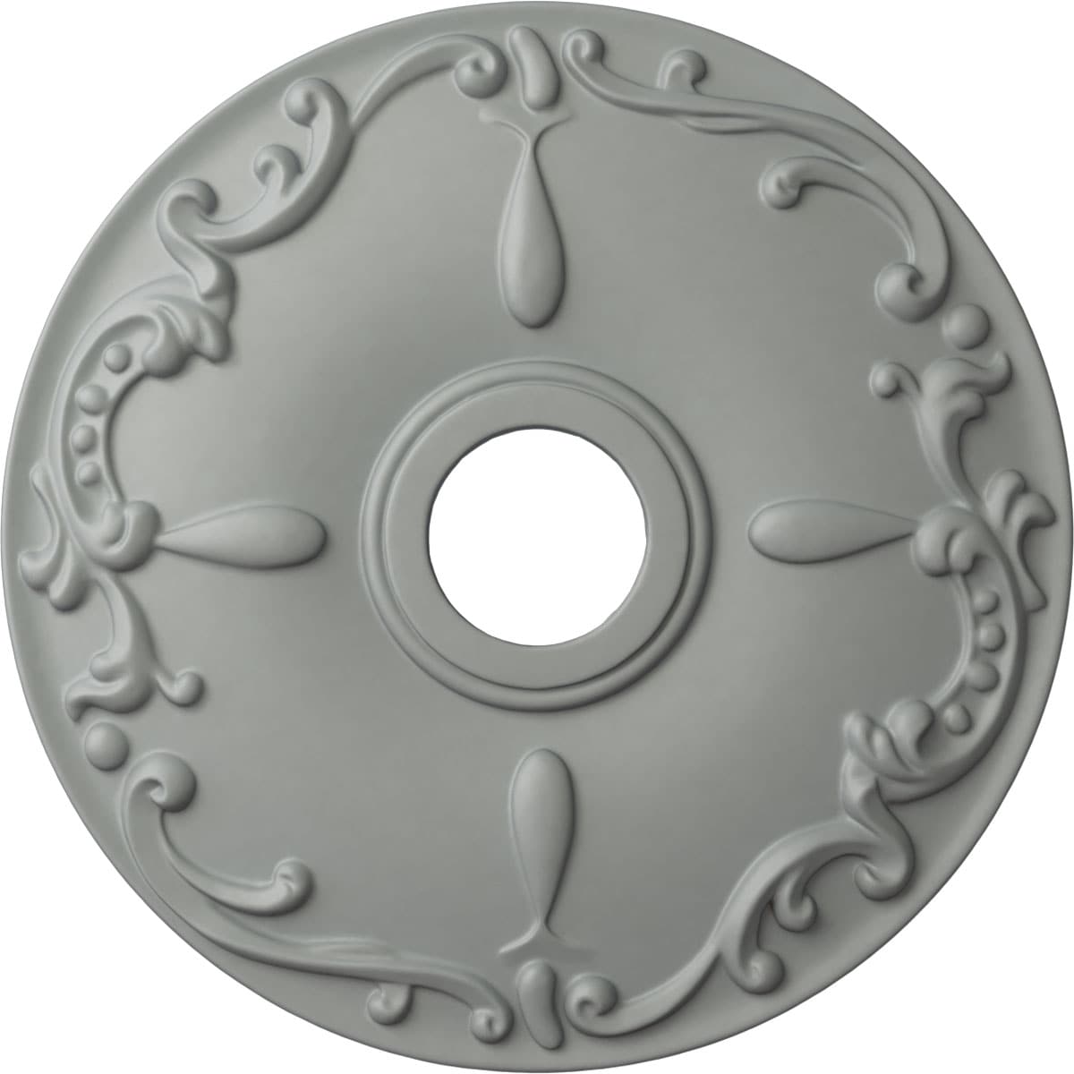 Ekena Millwork CM18KE Kent 18-in W x 18-in L Architectural Polyurethane Whole Ceiling Medallion