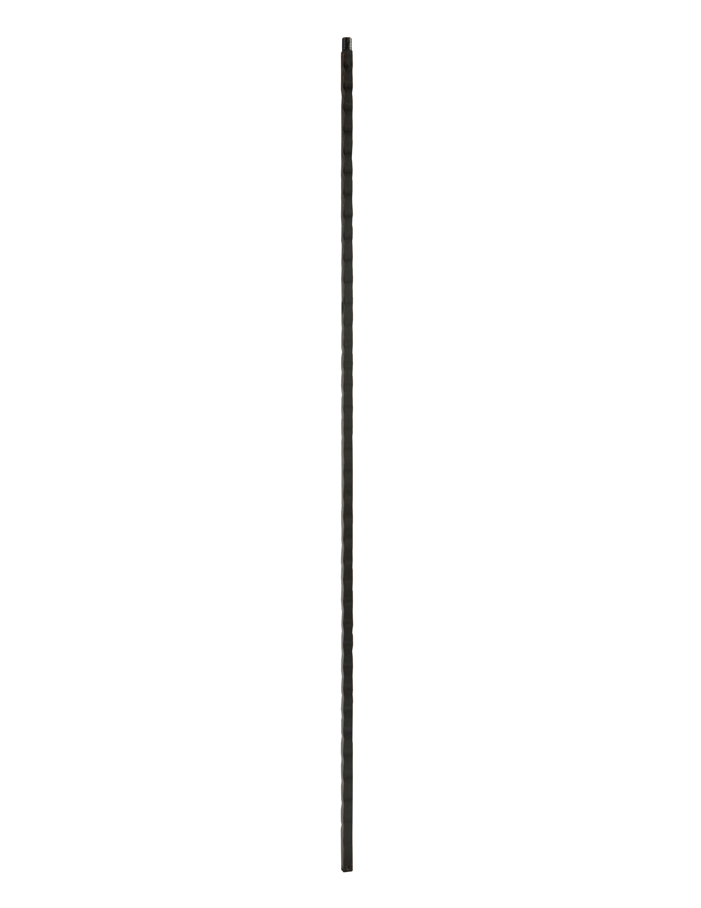 Crown Heritage 4581060RC44 44-in x 0.551-in Rubbed Copper Wrought Iron Pin Top Hammered Stair Baluster