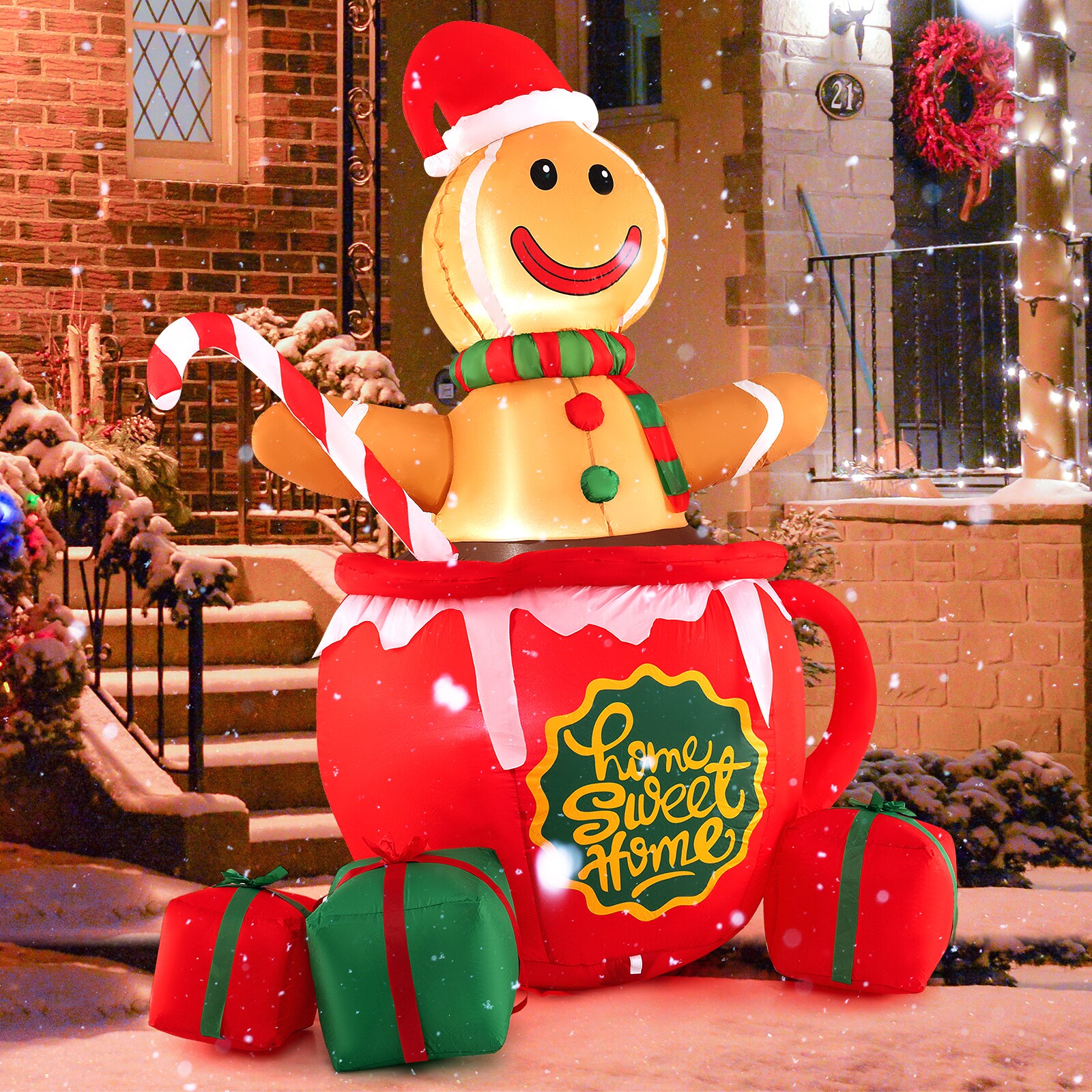 WELLFOR HYG24108US Christmas-Inflatables - View #6