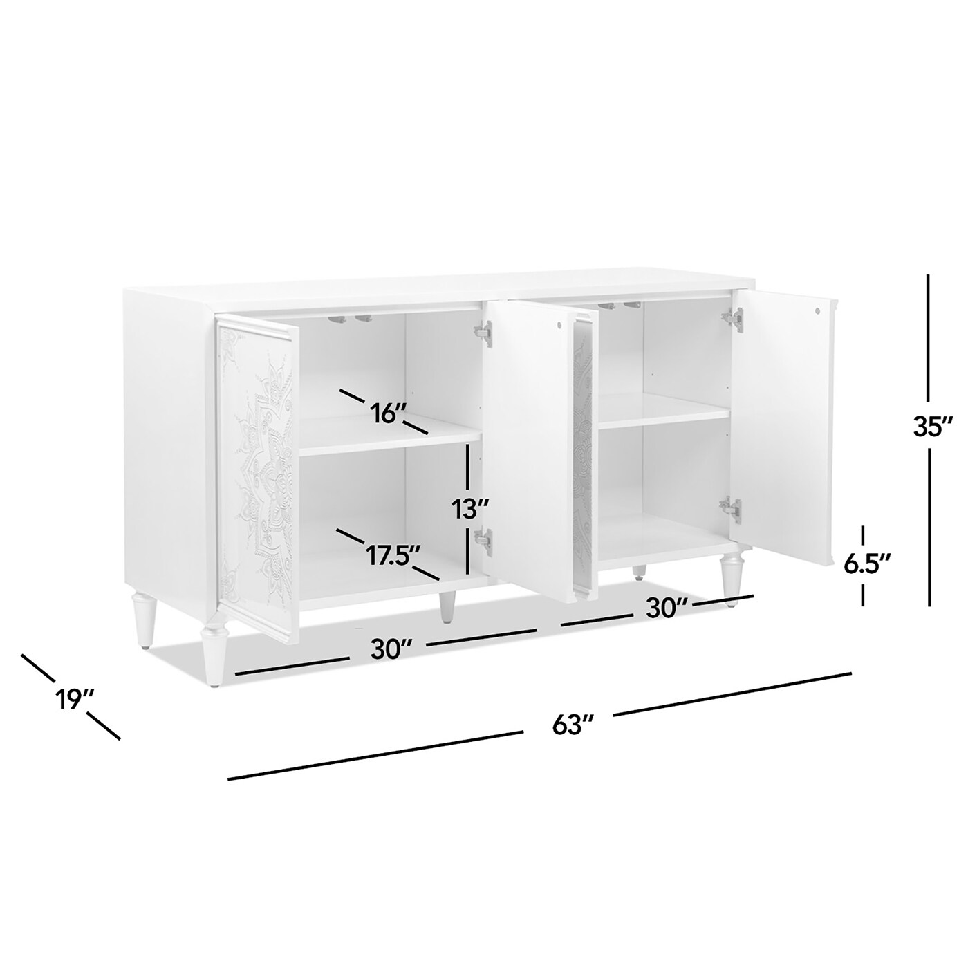 Jennifer Taylor Home LCBG87760 Dining-Kitchen-Storarge - View #12