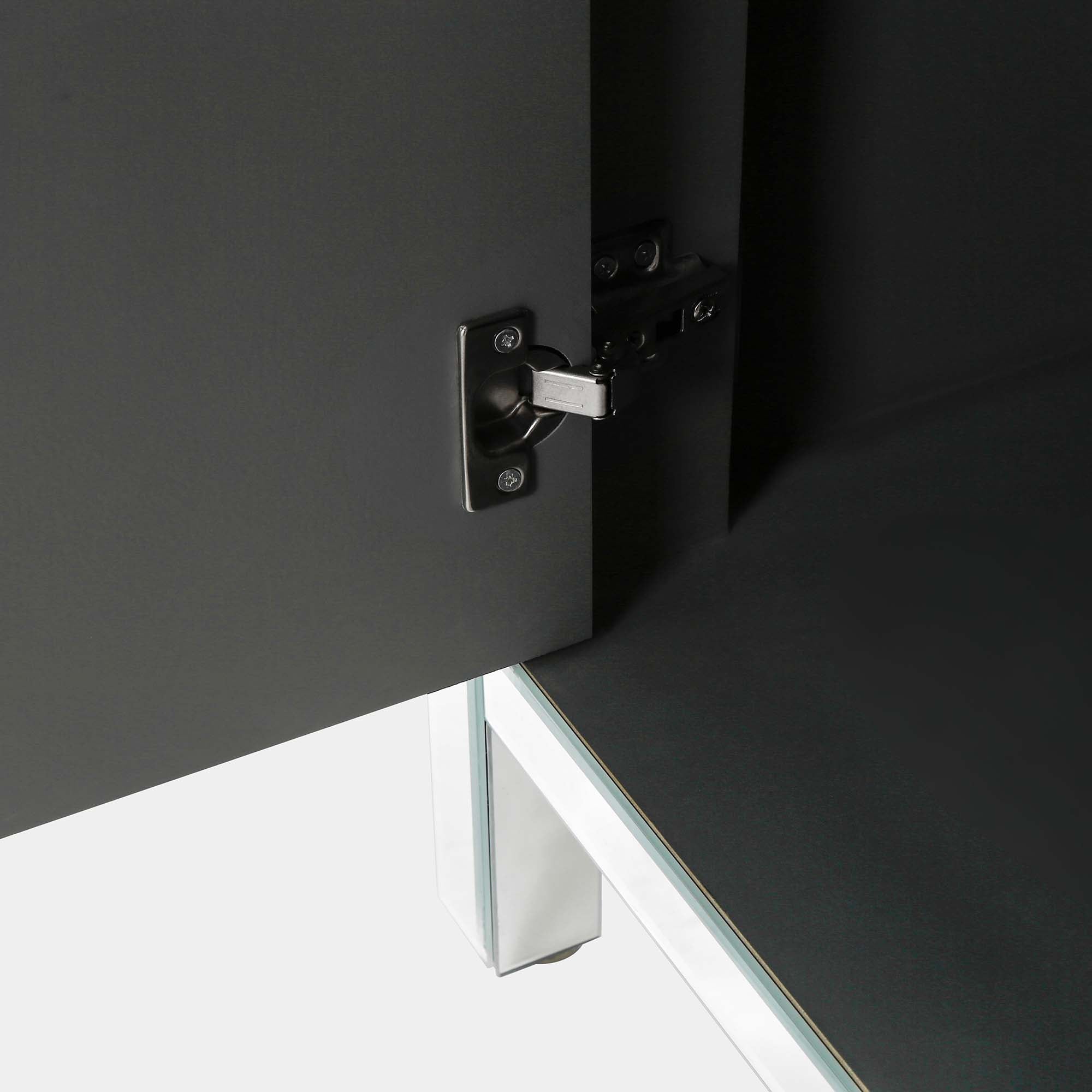 Clihome 31.5-in W Silver Accent Cabinet in the Accent Cabinets ...
