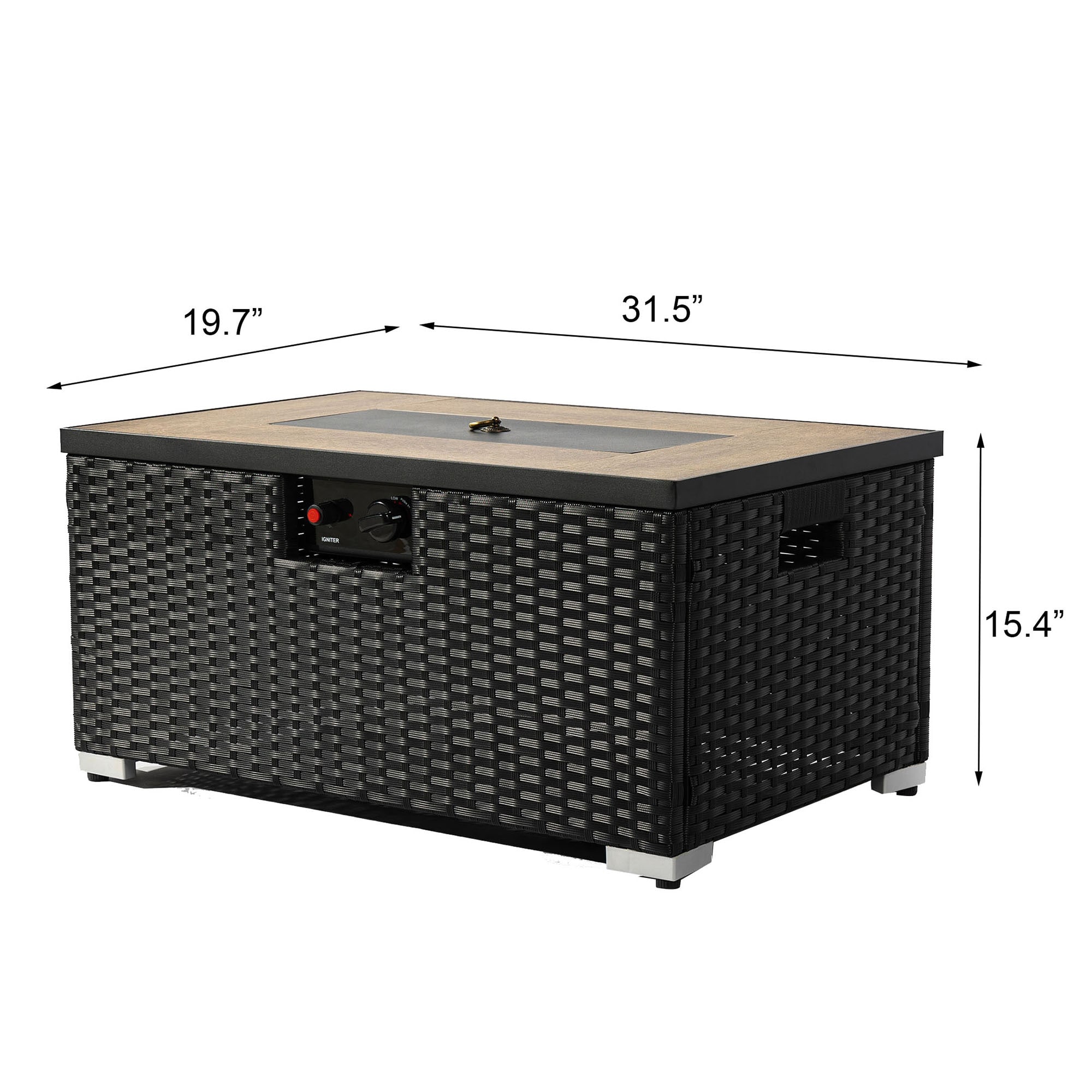 SINOFURN SYA630001BK Outdoor-Gas-Firepits - View #4
