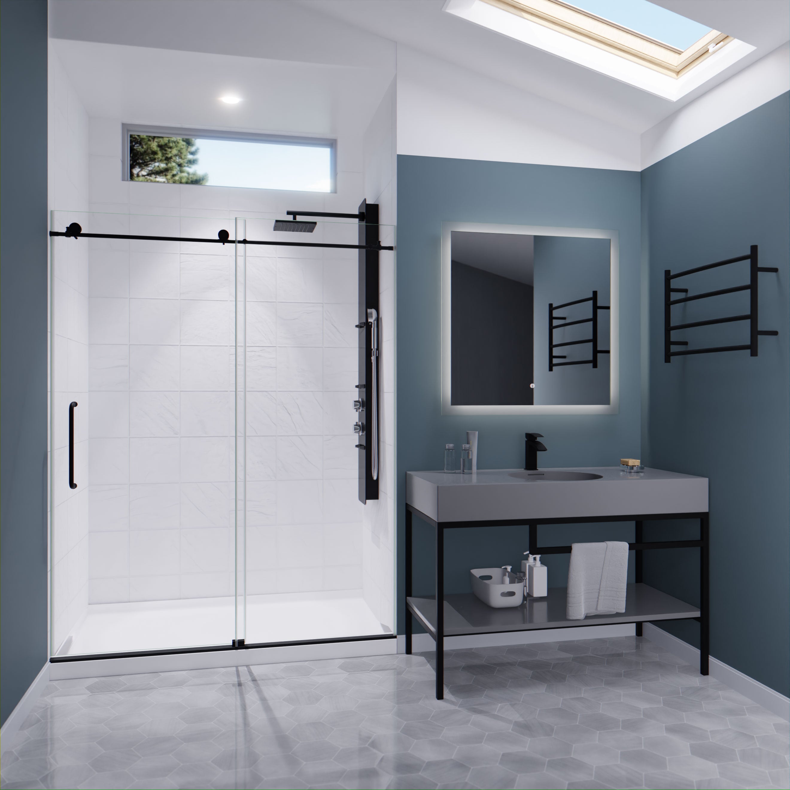 ANZZI SD-AZ13-02MB Shower-Doors - View #2