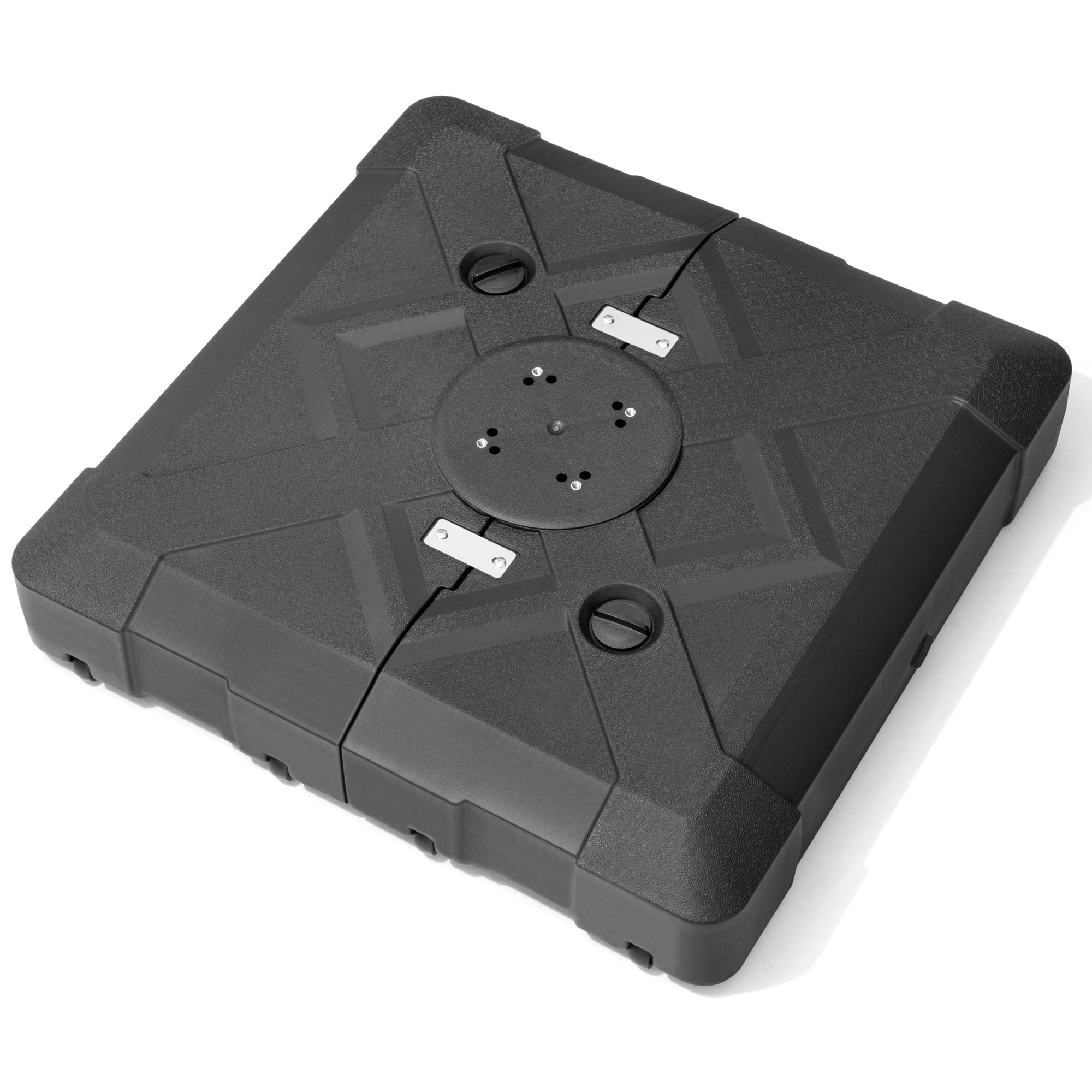 Crestlive Products CL-UB008BLK Offset Umbrella Base with Wheels Black Patio Umbrella Base