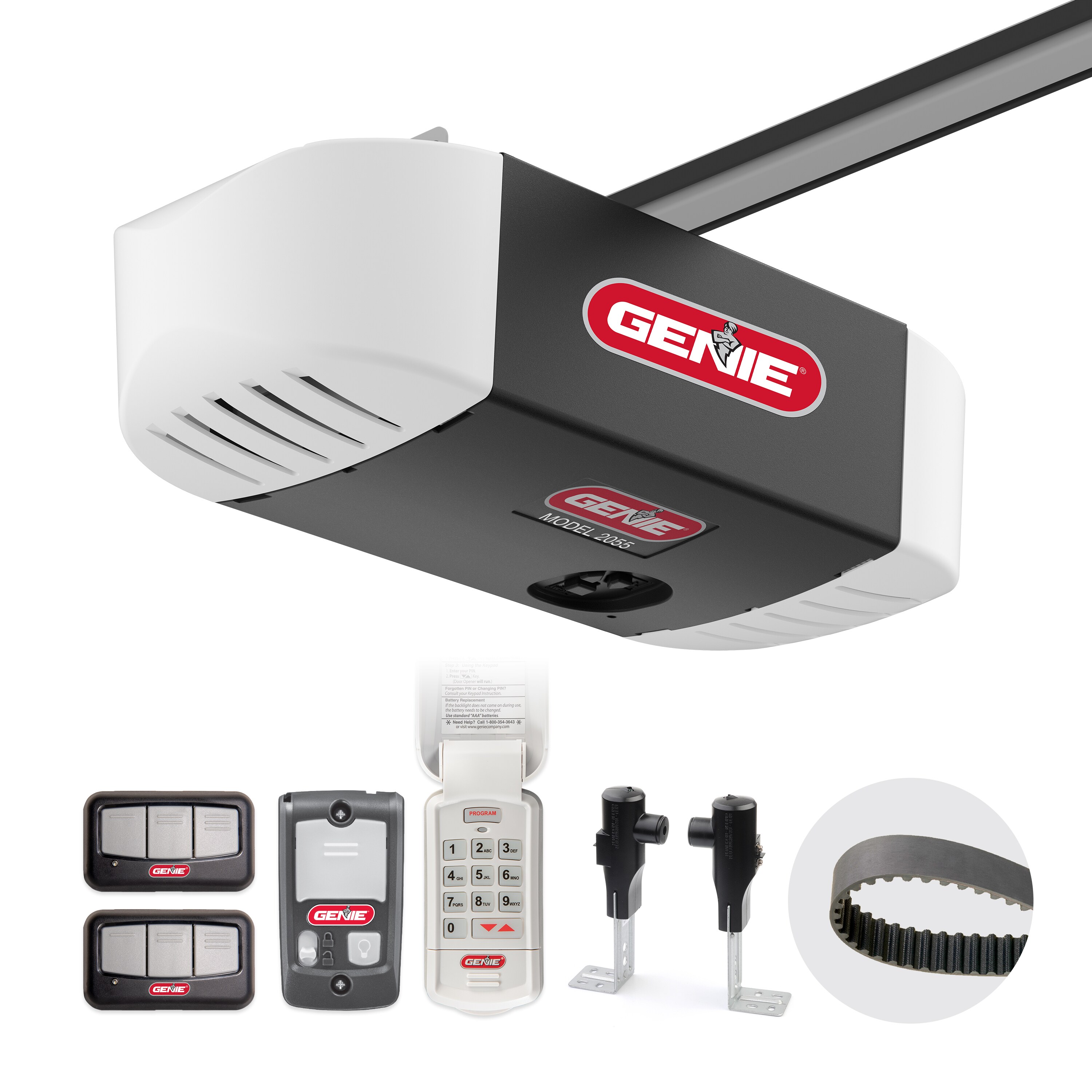 Genie 1/2 Hpc Belt Drive Garage Door Opener in the Garage Door Openers ...