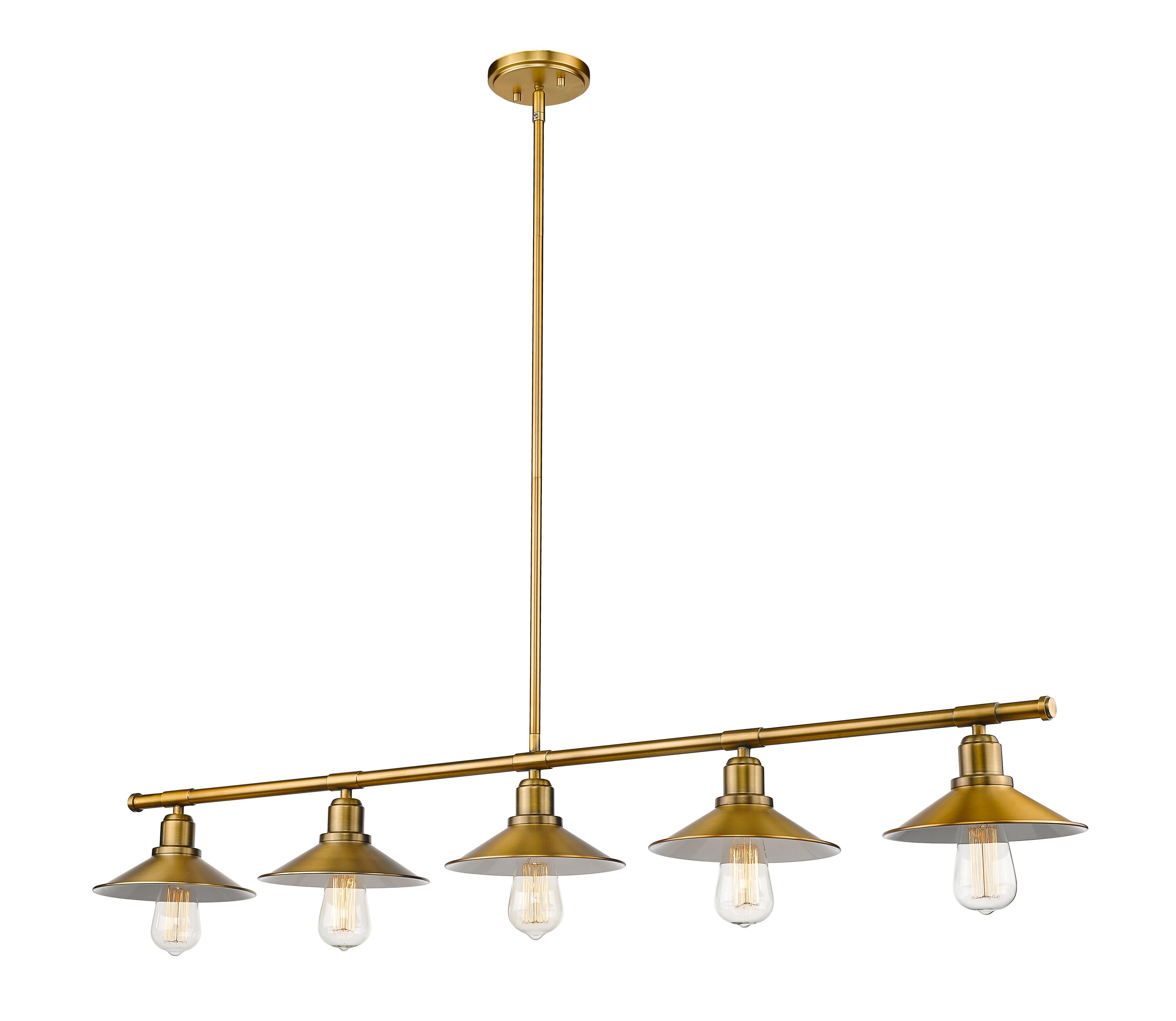 Z-Lite 613-5L-FB Pool-Table-Lighting - View #2