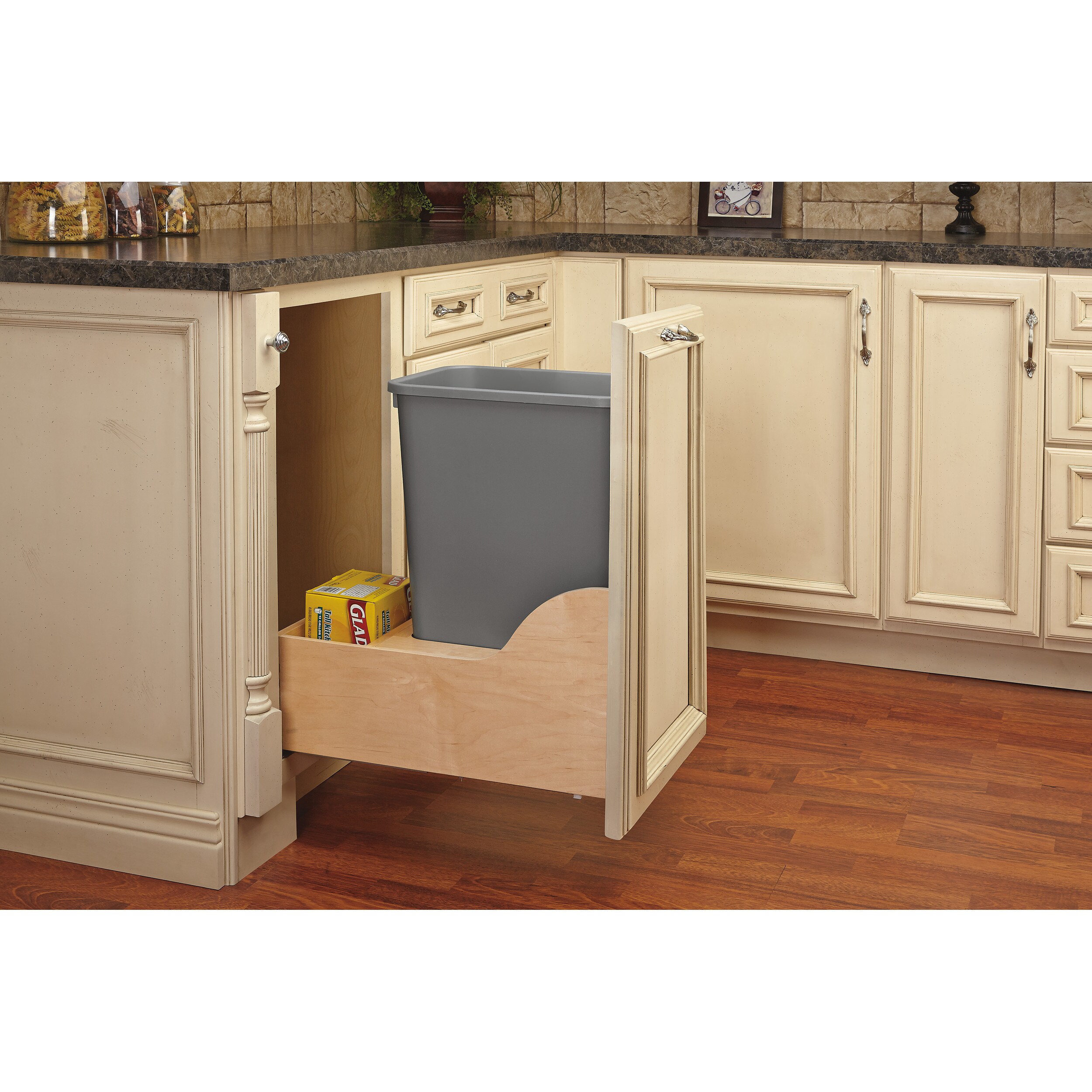 Rev-A-Shelf 4WCSC-1550DM-1 Pullout-Trash-Cans - View #2
