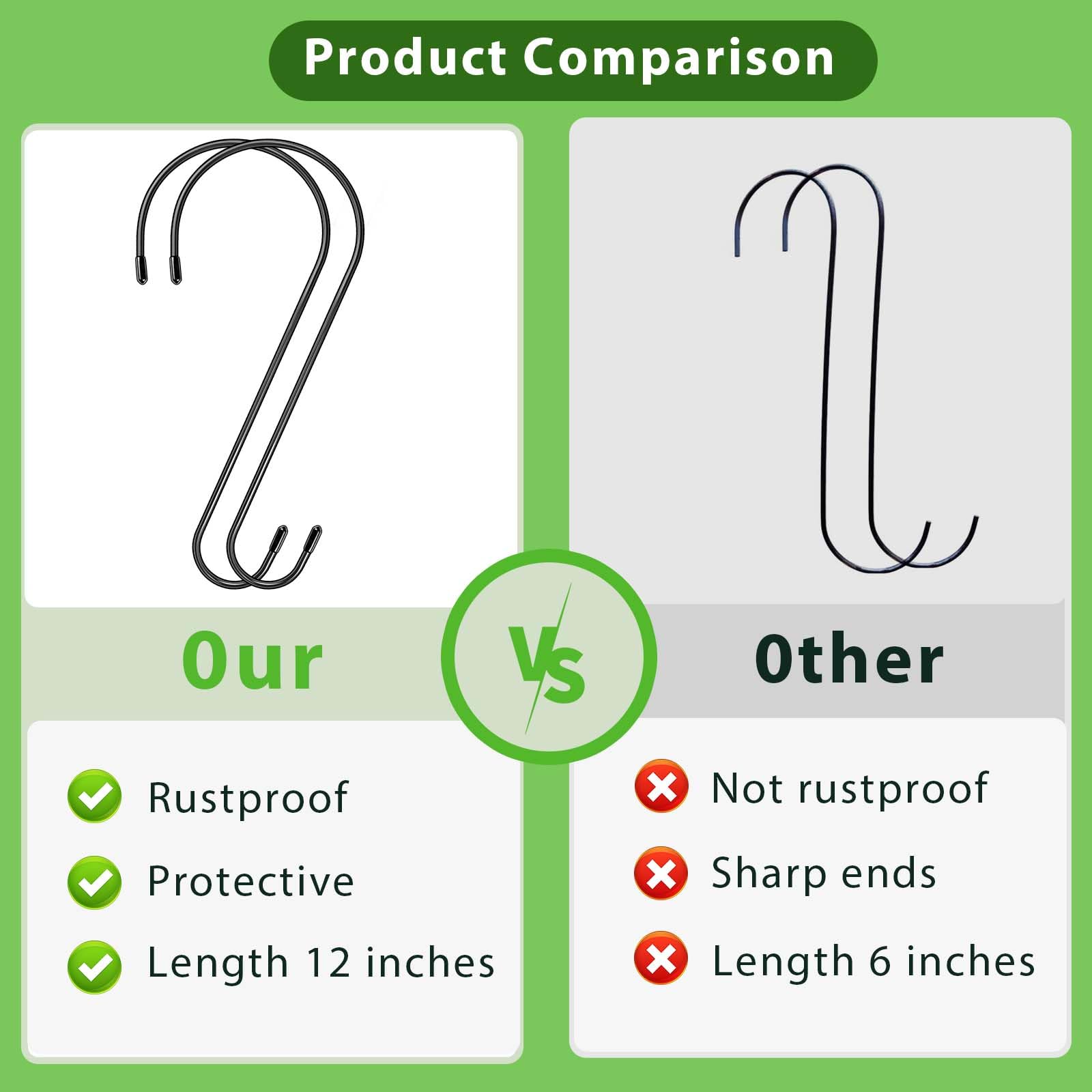 Angel Sar L2FHX48PLTHK-14 Plant-Hooks - View #5