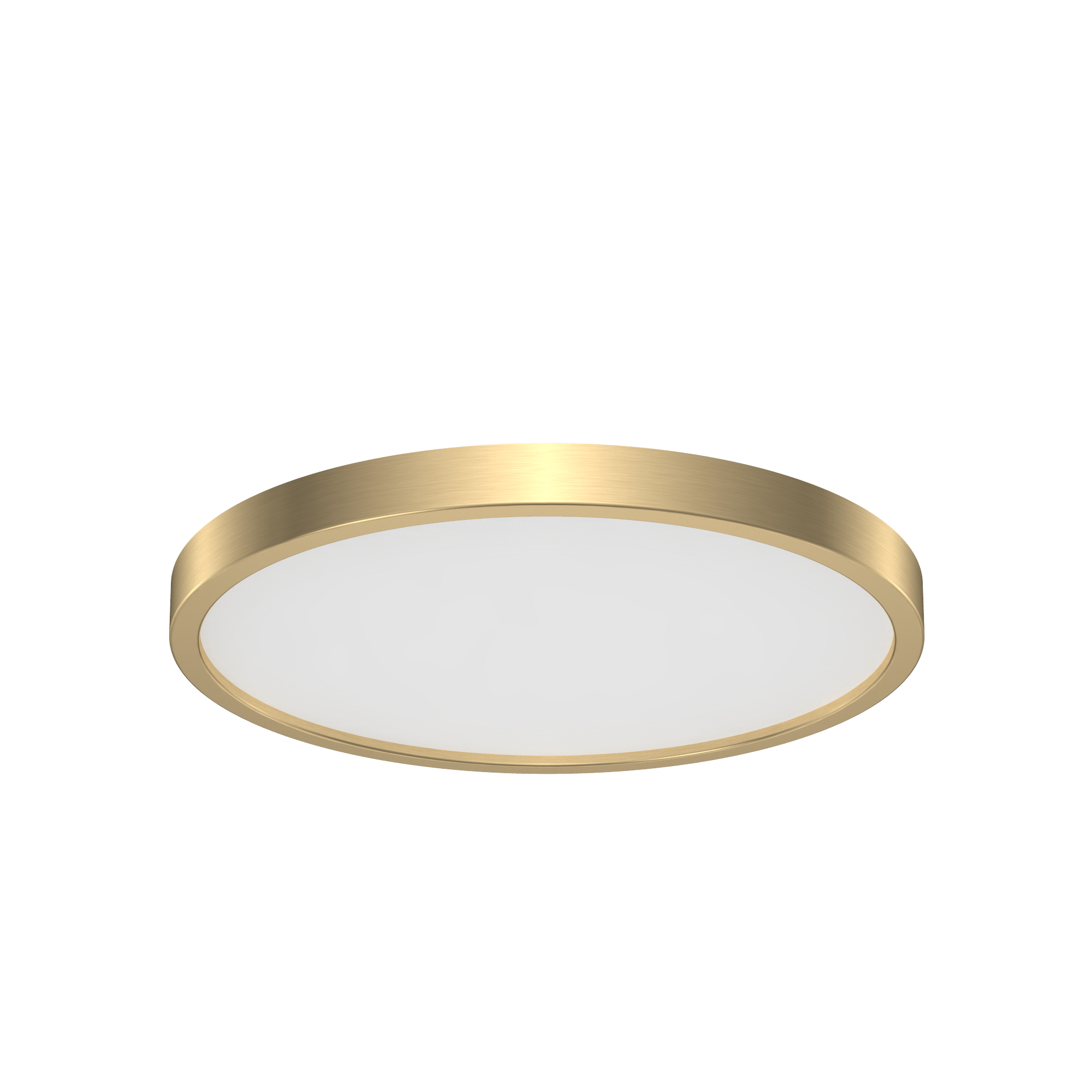 Project Source MXL1069-L18.5K9027J 1 -Light 13-in Matte Gold Integrated LED Flush Mount Light