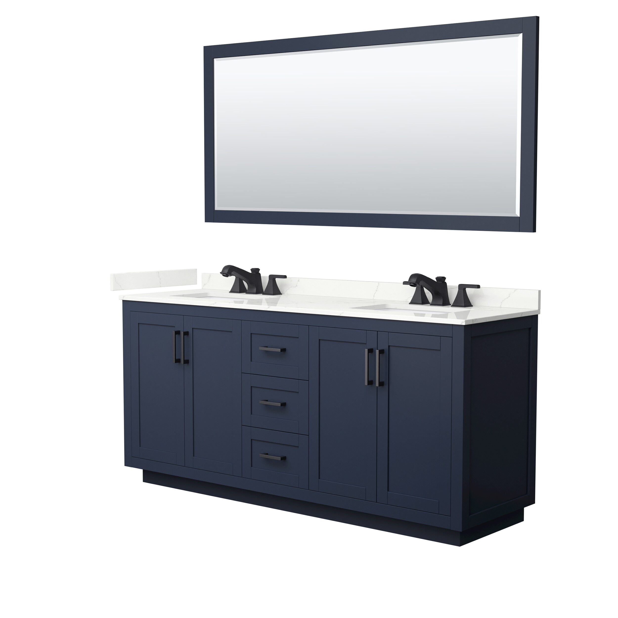 Wyndham Collection WCF292972DBBGTUS3M70 Bath-Vanity-Combo - View #2