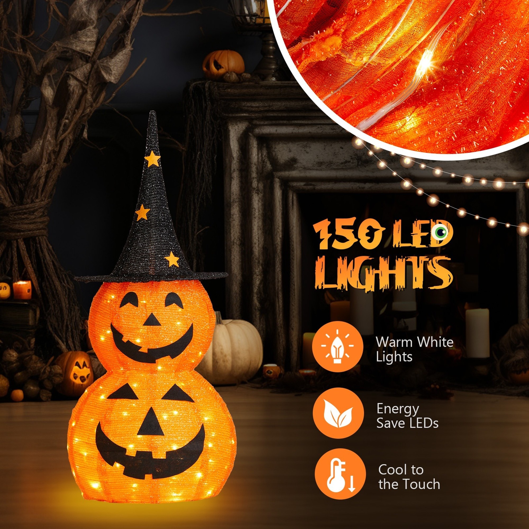 Numhew NHLYNN43115 Halloween-String-Lights - View #6